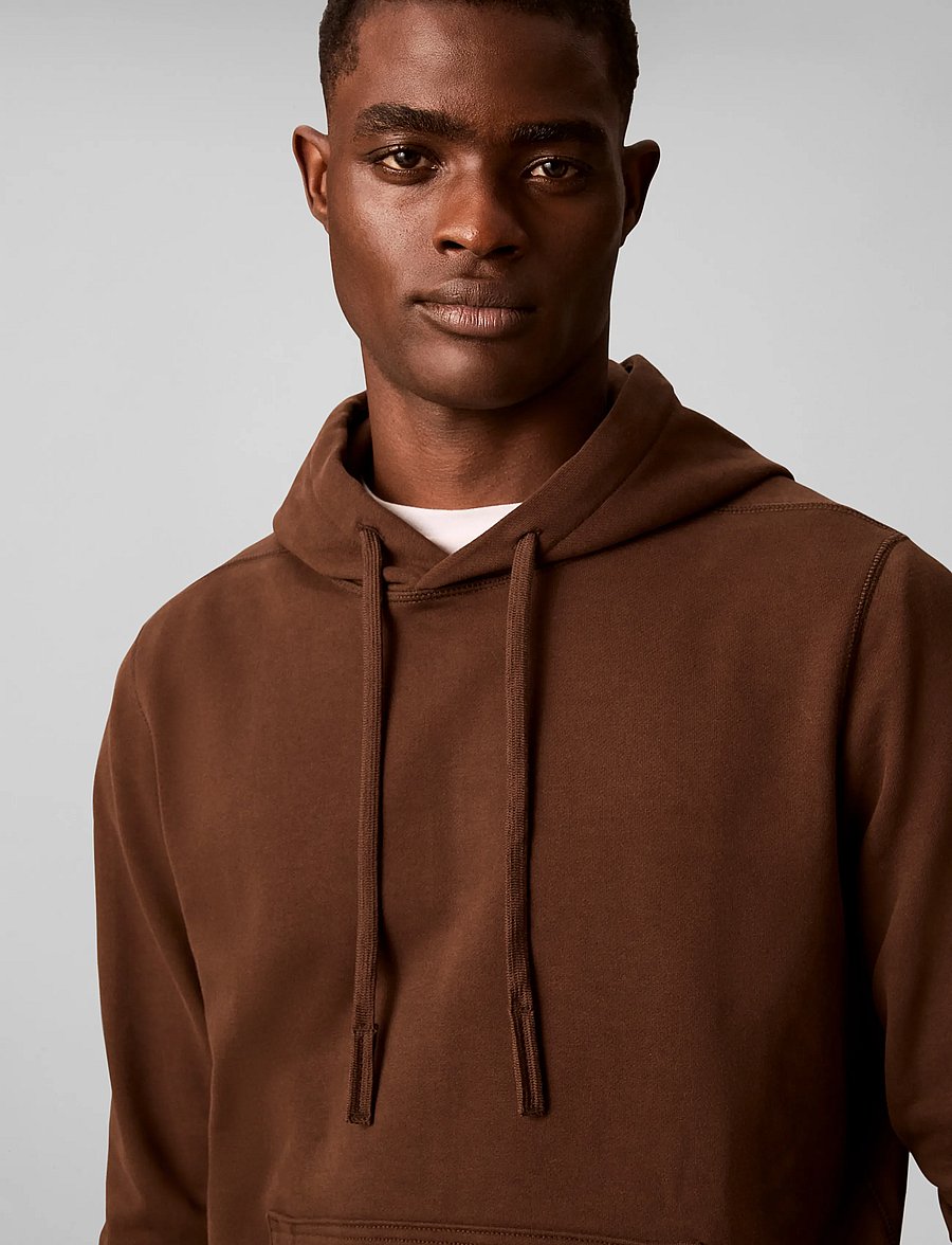 Calvin Klein Jeans - LS EU 350TERRY BADGE HOODIE - kapuzenpullover - brown cork - 4