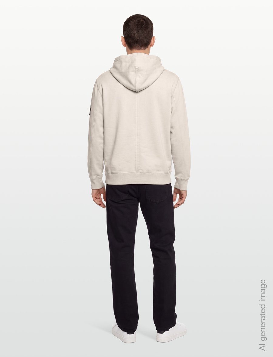 Calvin Klein Jeans - LS EU 350TERRY BADGE HOODIE - hættetrøjer - moonstruck - 4