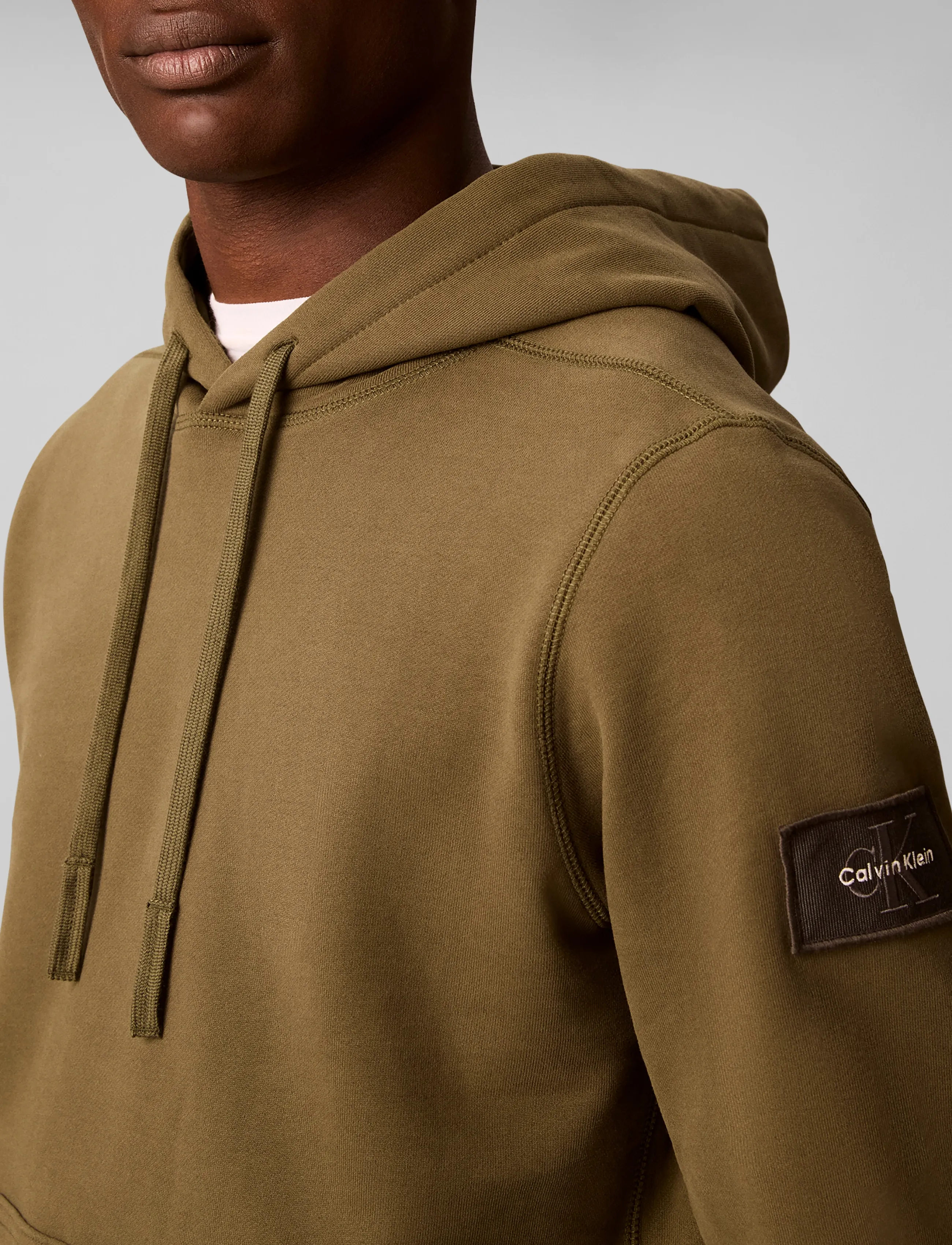 Calvin Klein Jeans Ls Eu 350Terry Badge Hoodie herr – bild 5
