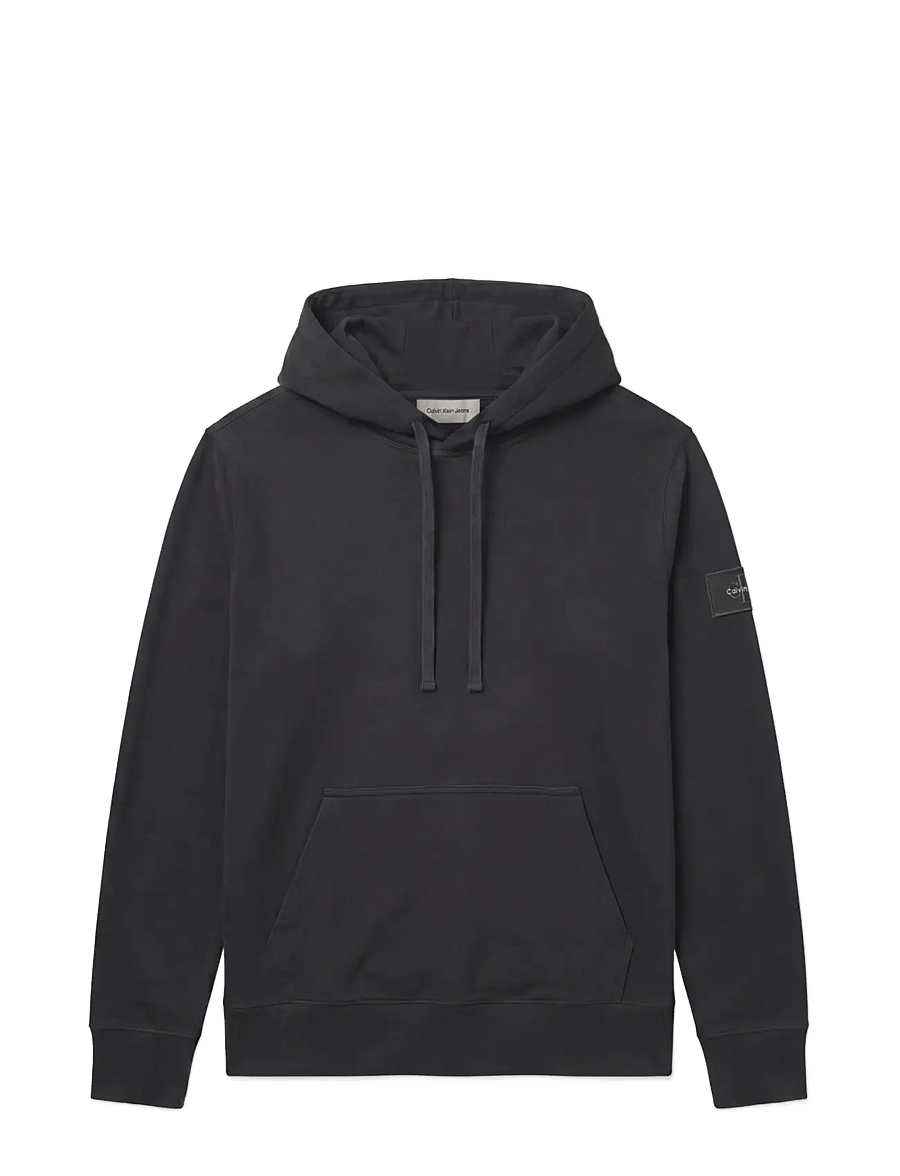 Calvin Klein Jeans - LS EU 350TERRY BADGE HOODIE - hoodies - pirate black - 1