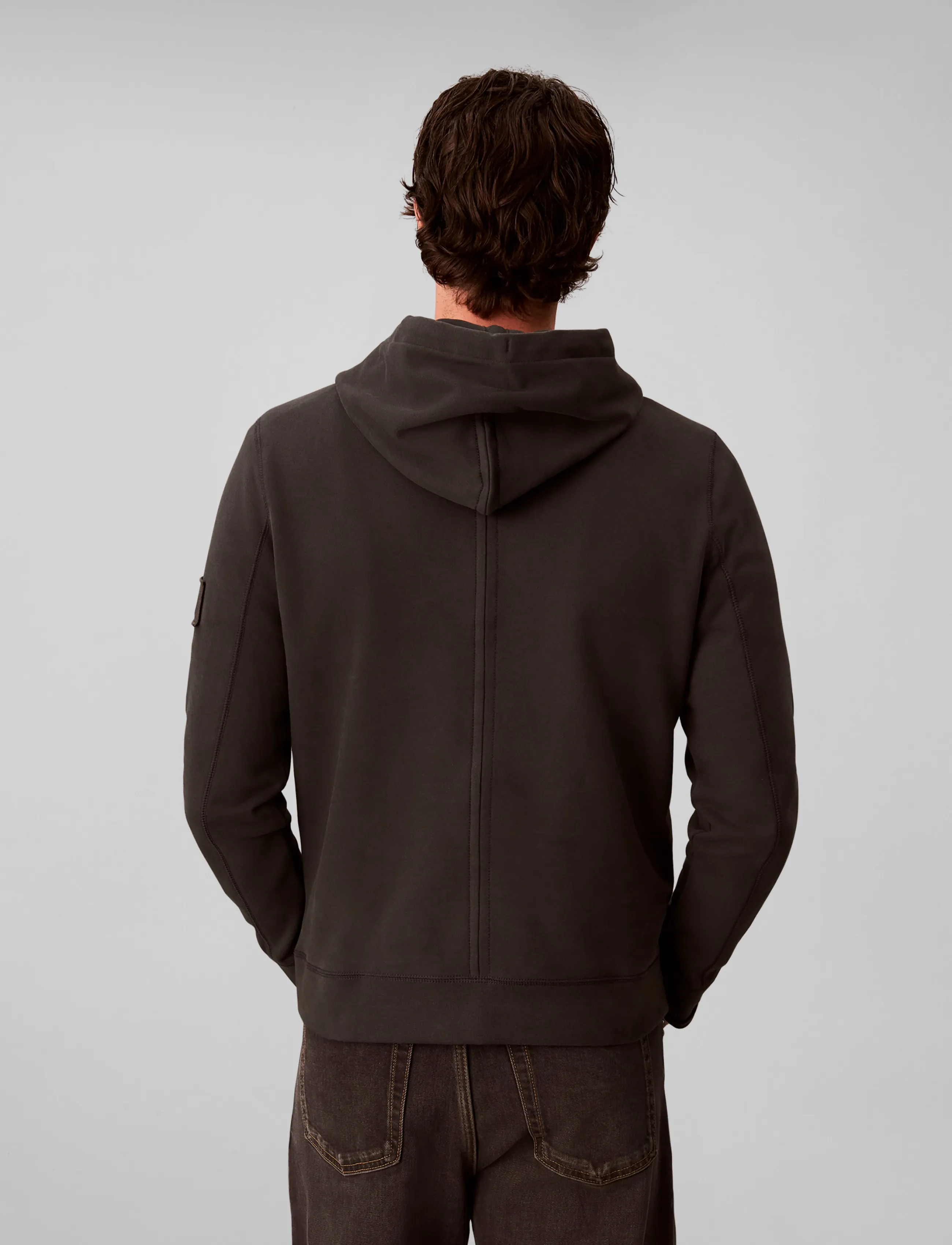 Calvin Klein Jeans - LS EU 350TERRY BADGE HOODIE - hoodies - pirate black - 2