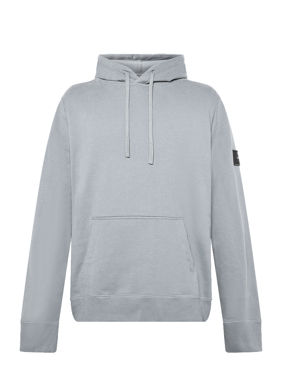 Calvin Klein Jeans - LS EU 350TERRY BADGE HOODIE - hoodies - steel gray - 1