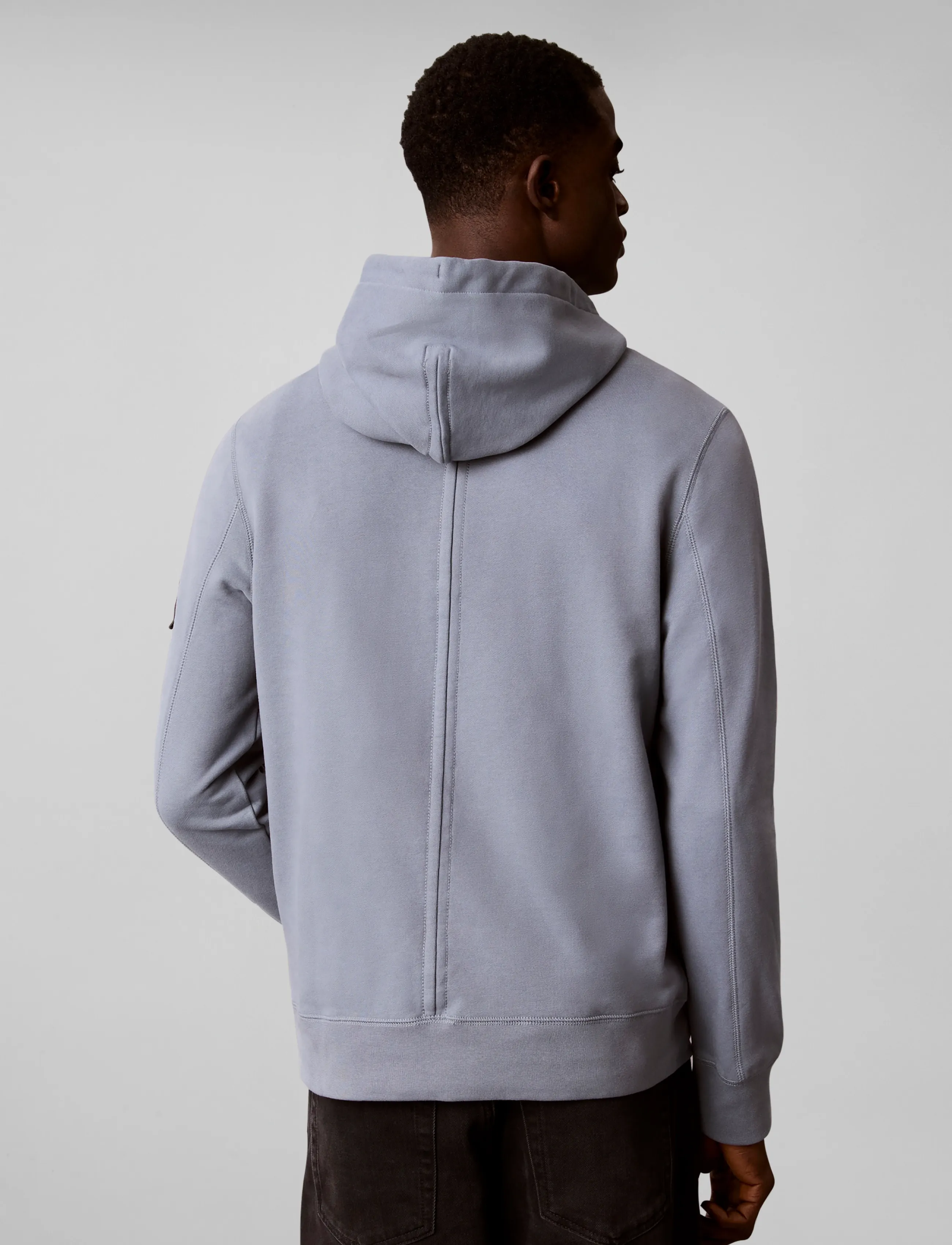 Calvin Klein Jeans - LS EU 350TERRY BADGE HOODIE - hoodies - steel gray - 3