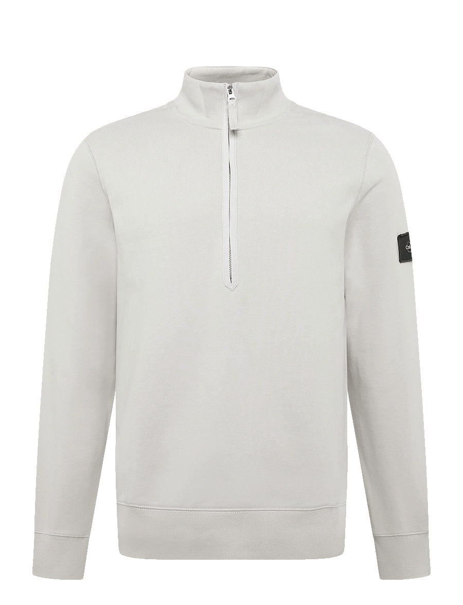 Calvin Klein Jeans - LS EU 350TERRY BADGE QTR ZIP - halfzip strik - moonstruck - 0