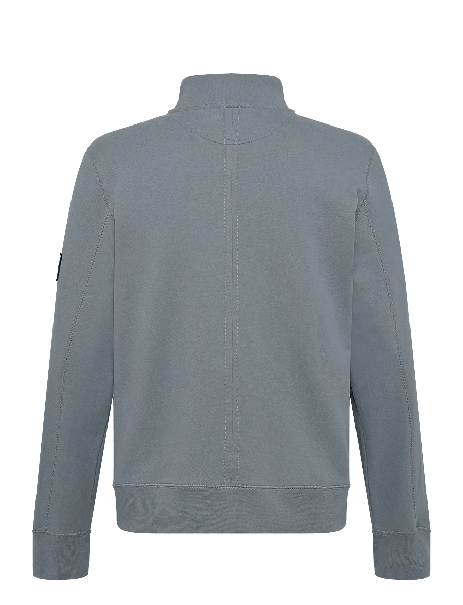 Calvin Klein Jeans - LS EU 350TERRY BADGE QTR ZIP - pullover mit halbem reißverschluss - steel gray - 2