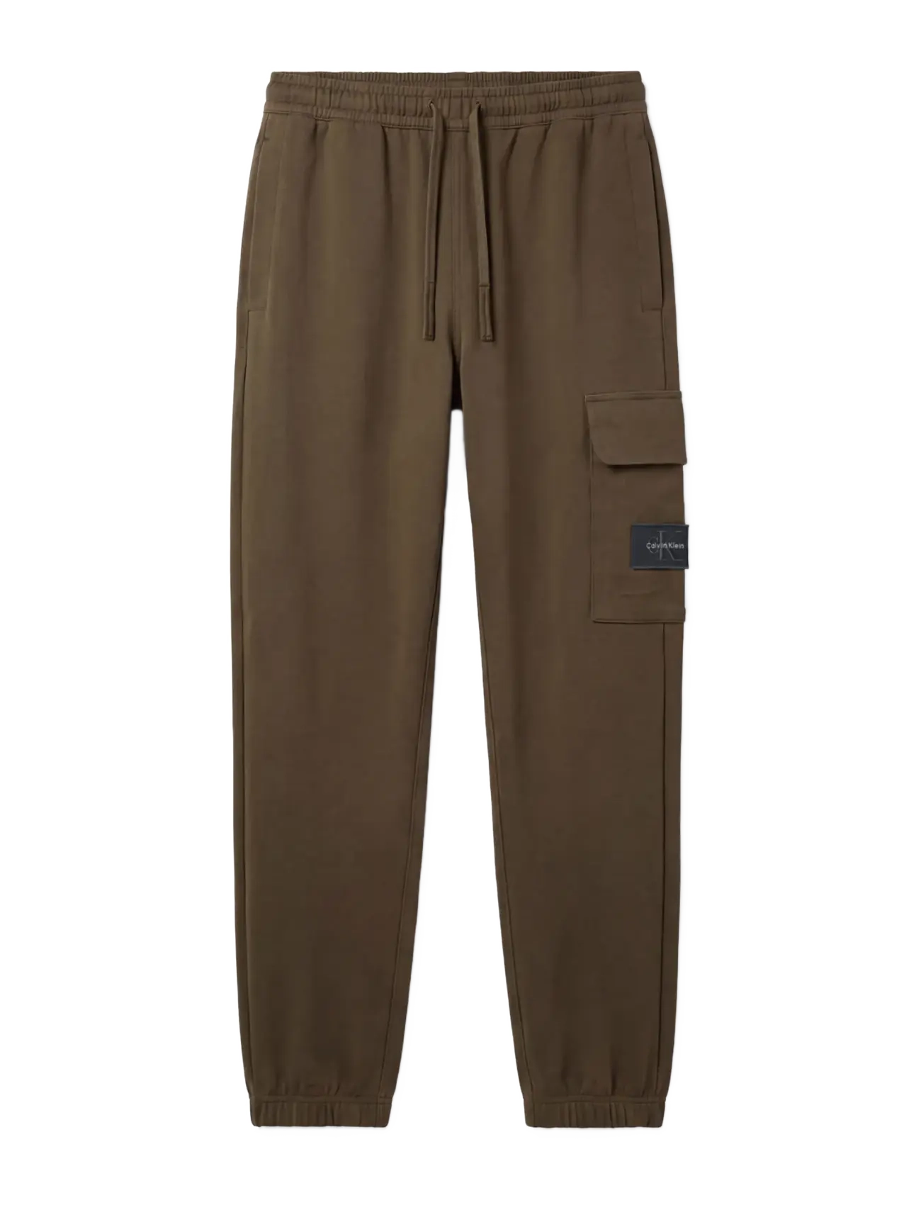 Calvin Klein Jeans EU 350TERRY BADGE JOGGER - Tøj - OLIVE NIGHT / khaki/green