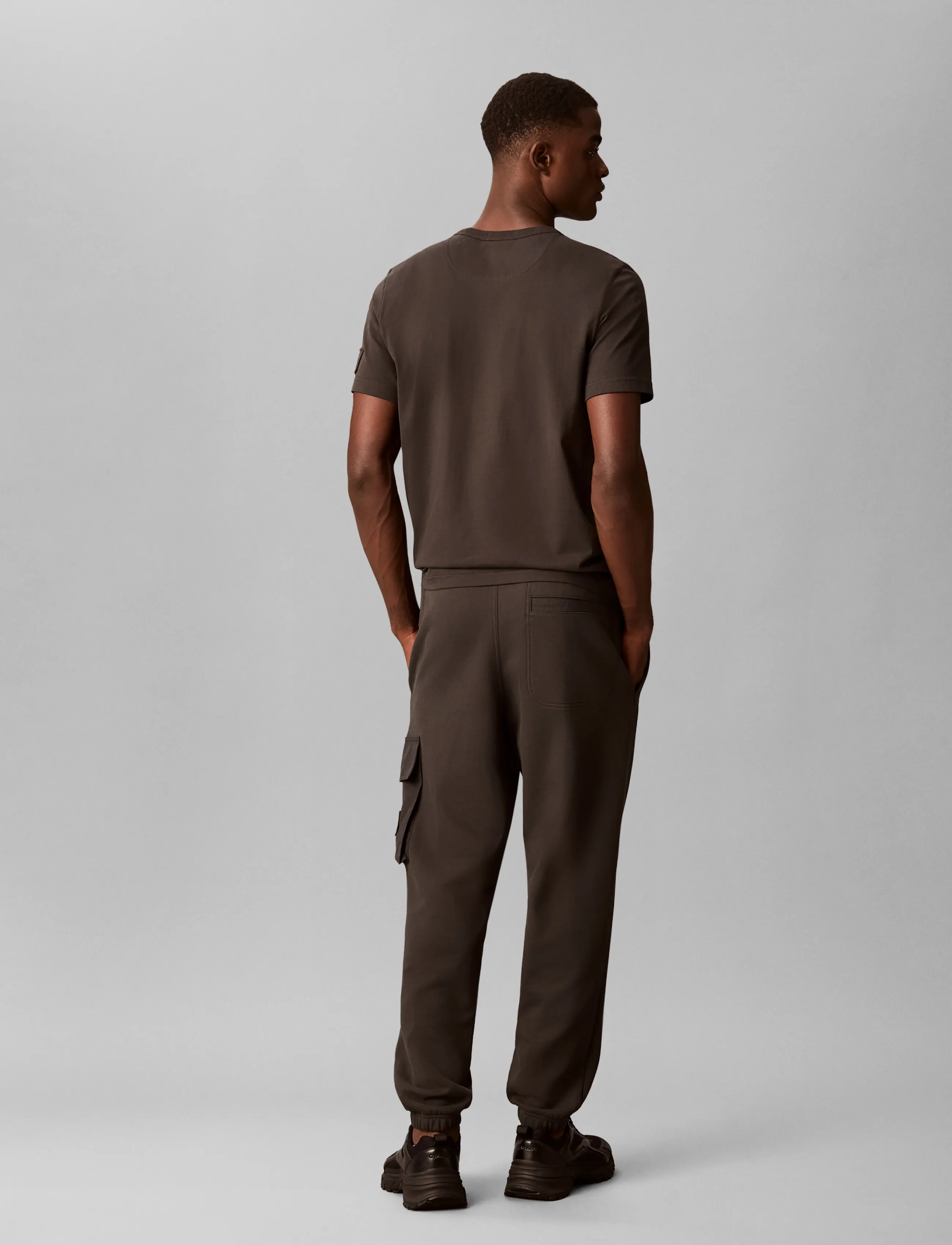 Calvin Klein Jeans - EU 350TERRY BADGE JOGGER - shoppa efter stil - pirate black - 3