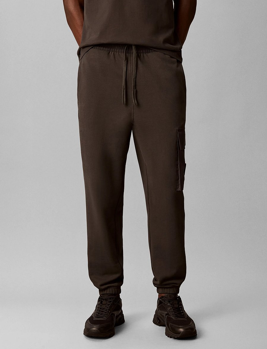 Calvin Klein Jeans - EU 350TERRY BADGE JOGGER - shoppa efter stil - pirate black - 4