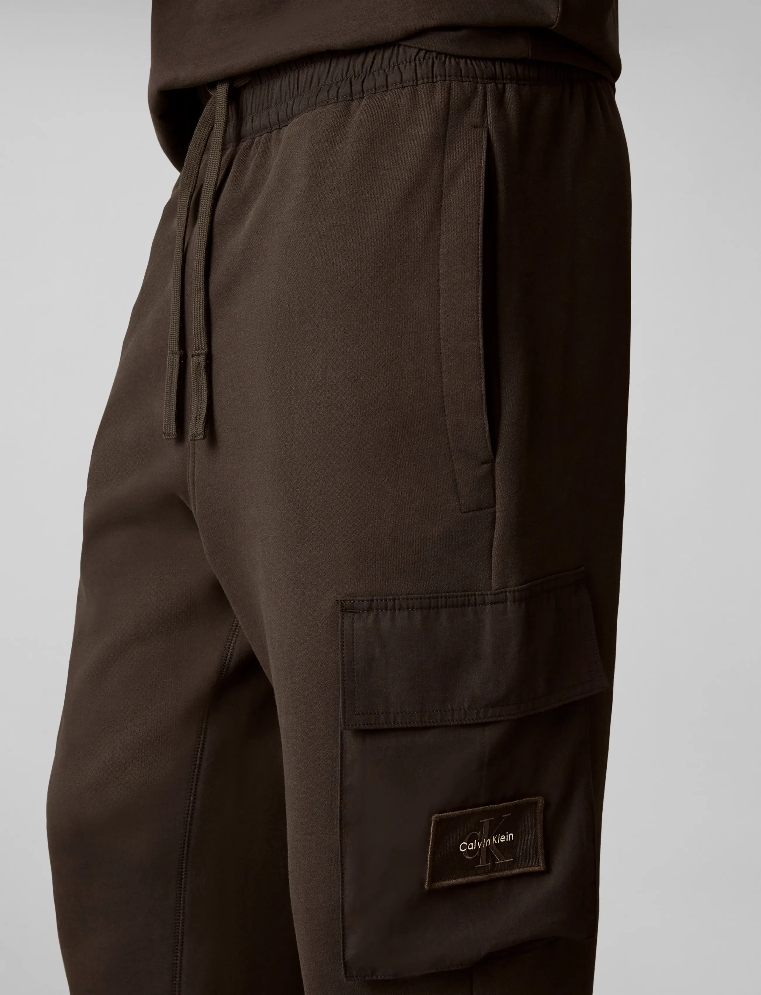 Calvin Klein Jeans - EU 350TERRY BADGE JOGGER - shoppa efter stil - pirate black - 5