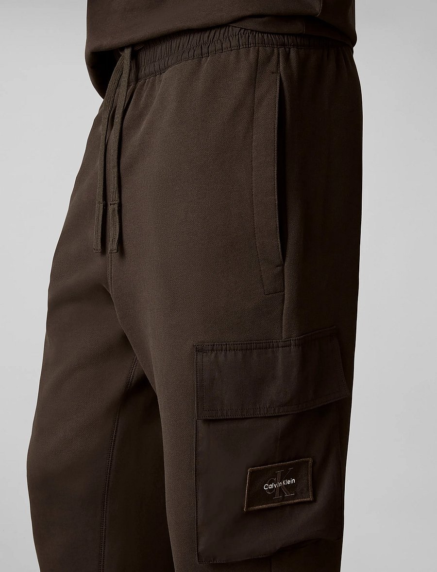 Calvin Klein Jeans - EU 350TERRY BADGE JOGGER - shoppa efter stil - pirate black - 5