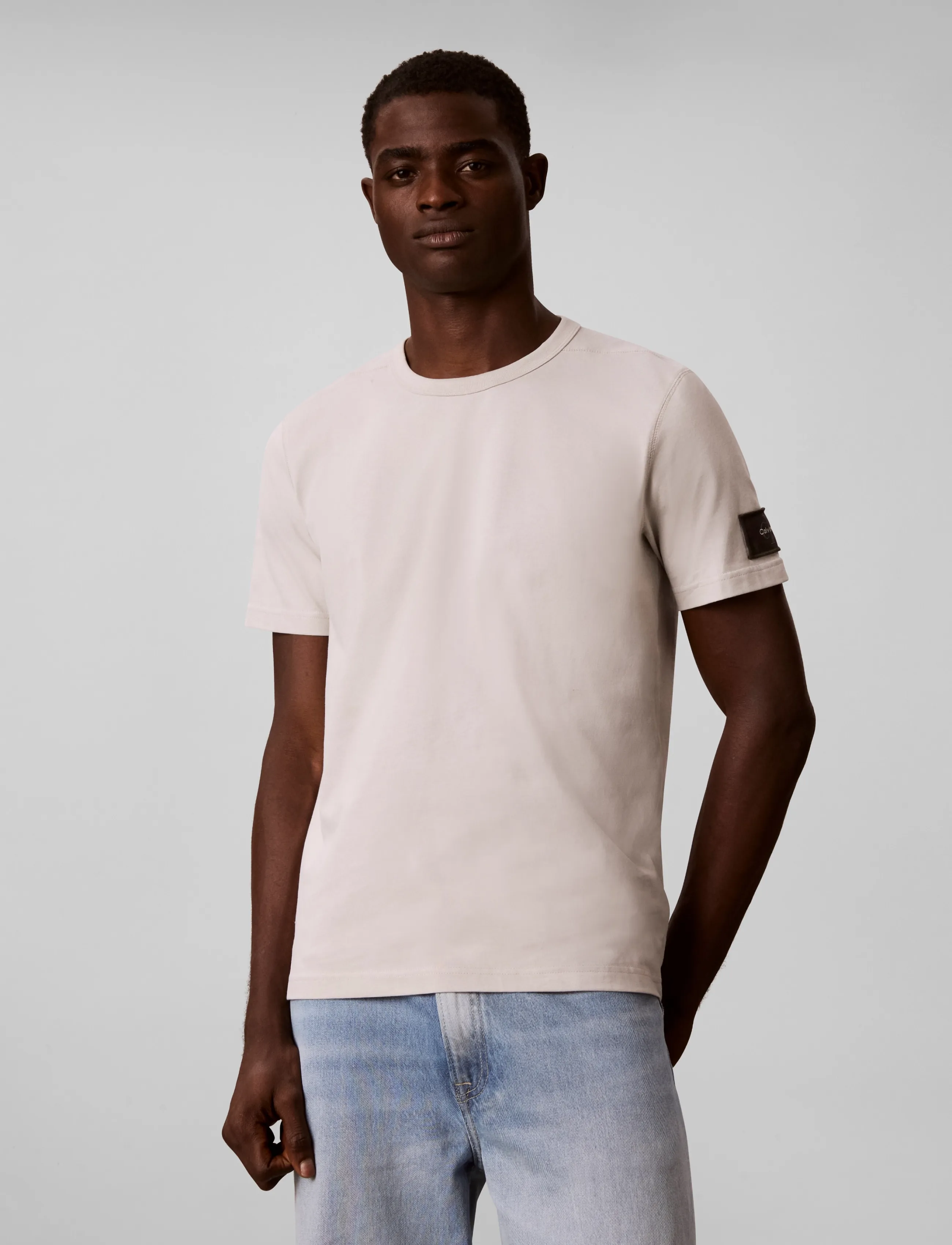 Ss Clsc Sueded Jersey Badge Tee 3