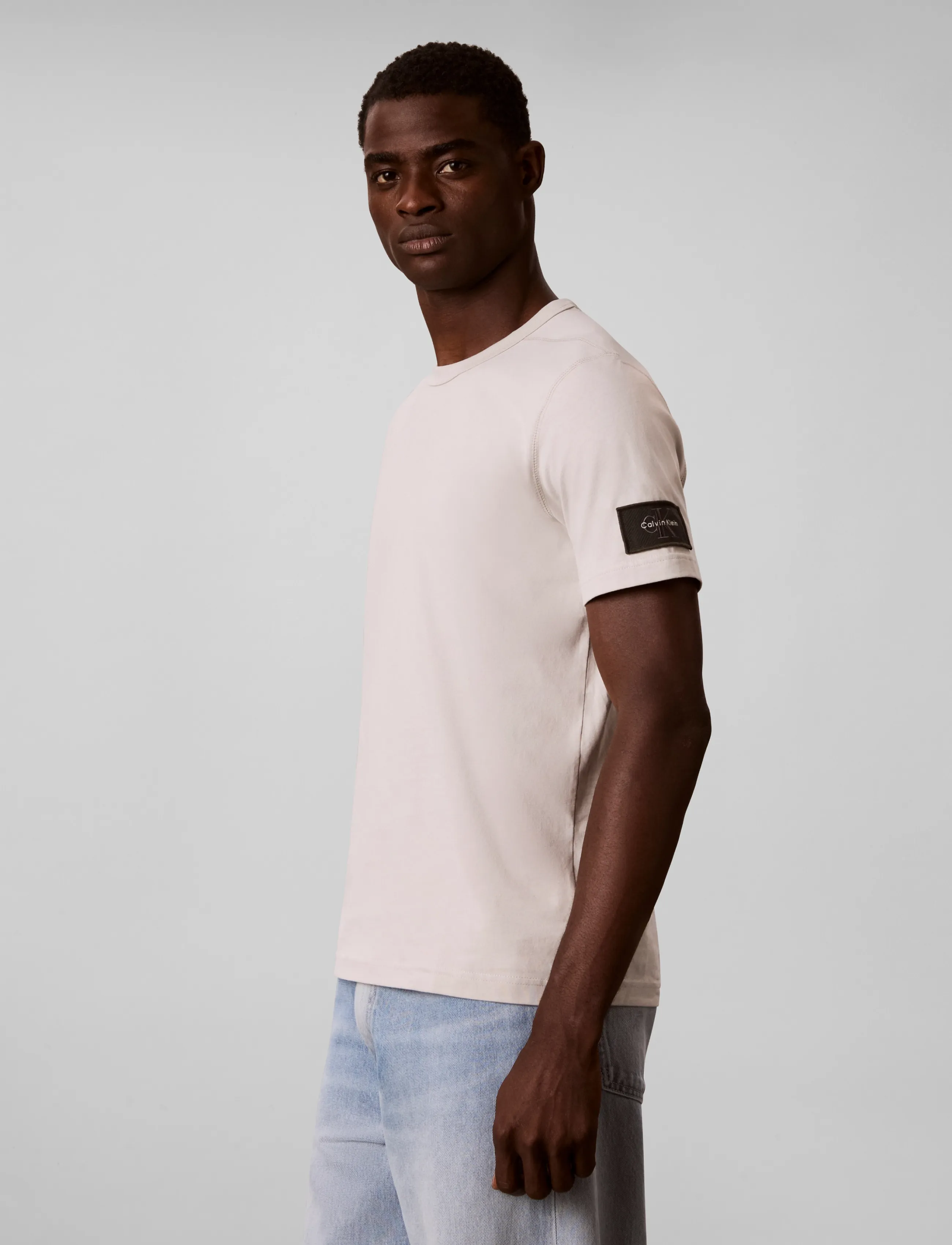 Ss Clsc Sueded Jersey Badge Tee 5