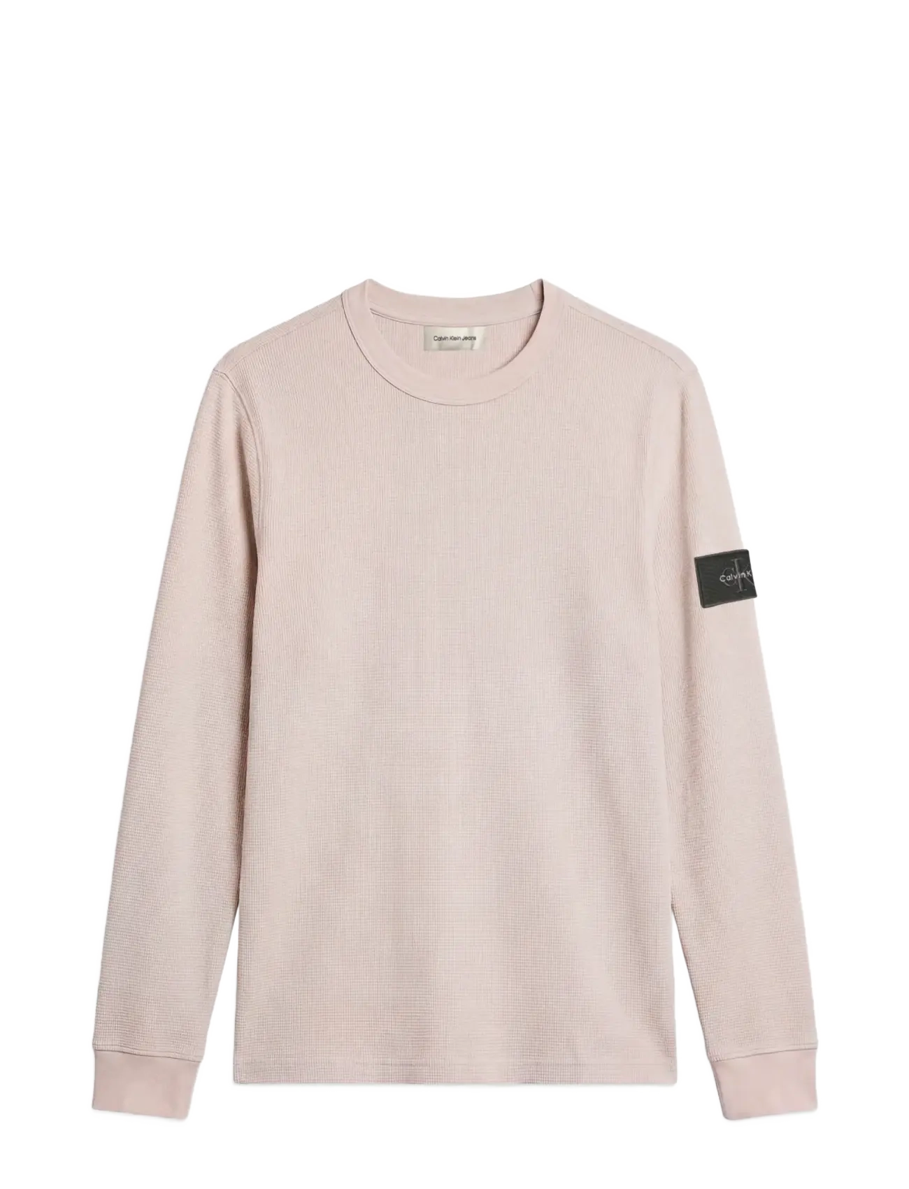 Calvin Klein Jeans - LS WAFFLE BADGE CREWNK TEE - moonstruck - 1