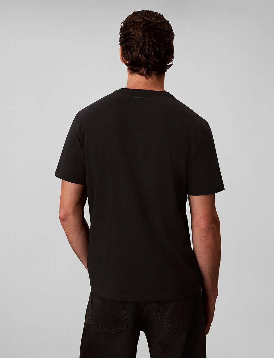 Calvin Klein Jeans - SS CLSC 30s EU SCRIPT GRAPHIC - kortärmade t-shirts - black - 2