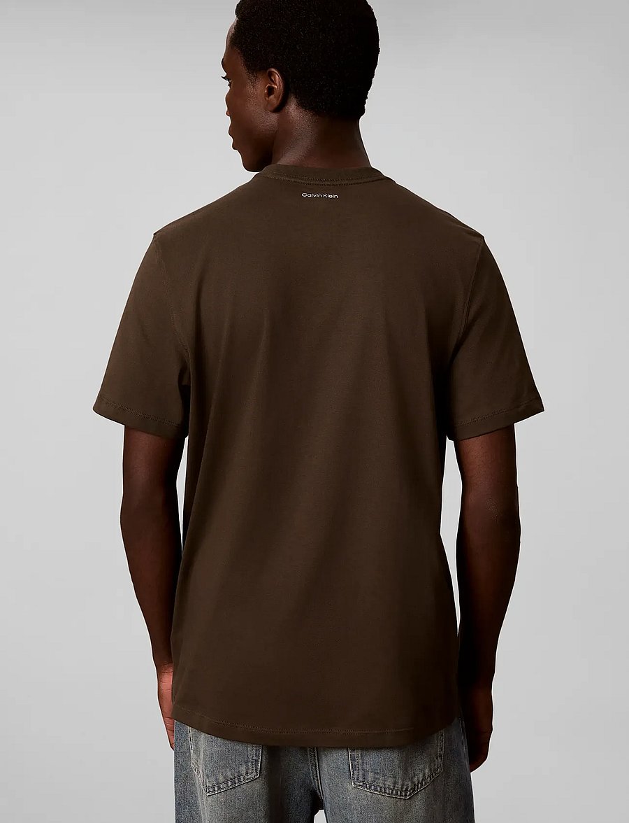 Calvin Klein Jeans - SS CLSC 30s EU SCRIPT GRAPHIC - lühikeste varrukatega t-särgid - green stone - 2