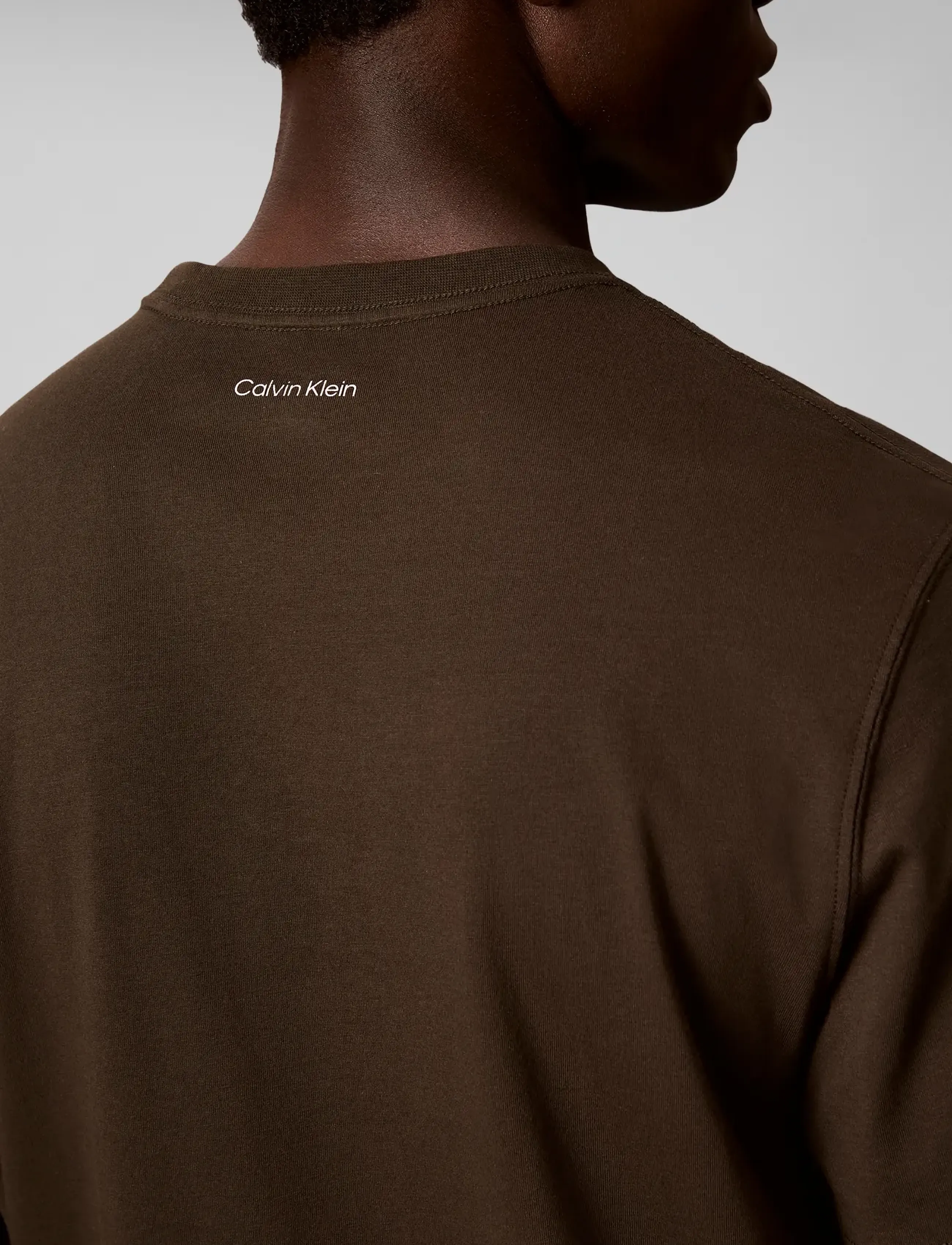 Calvin Klein Jeans - SS CLSC 30s EU SCRIPT GRAPHIC - lühikeste varrukatega t-särgid - green stone - 5