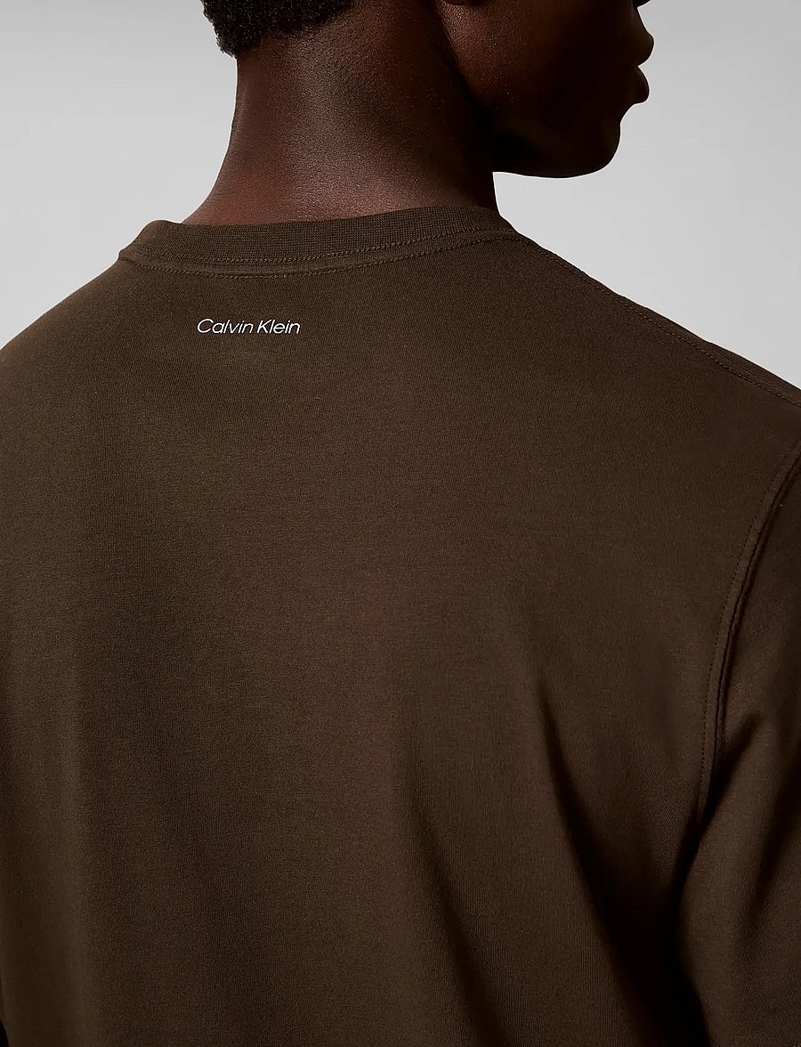Calvin Klein Jeans - SS CLSC 30s EU SCRIPT GRAPHIC - lühikeste varrukatega t-särgid - green stone - 5
