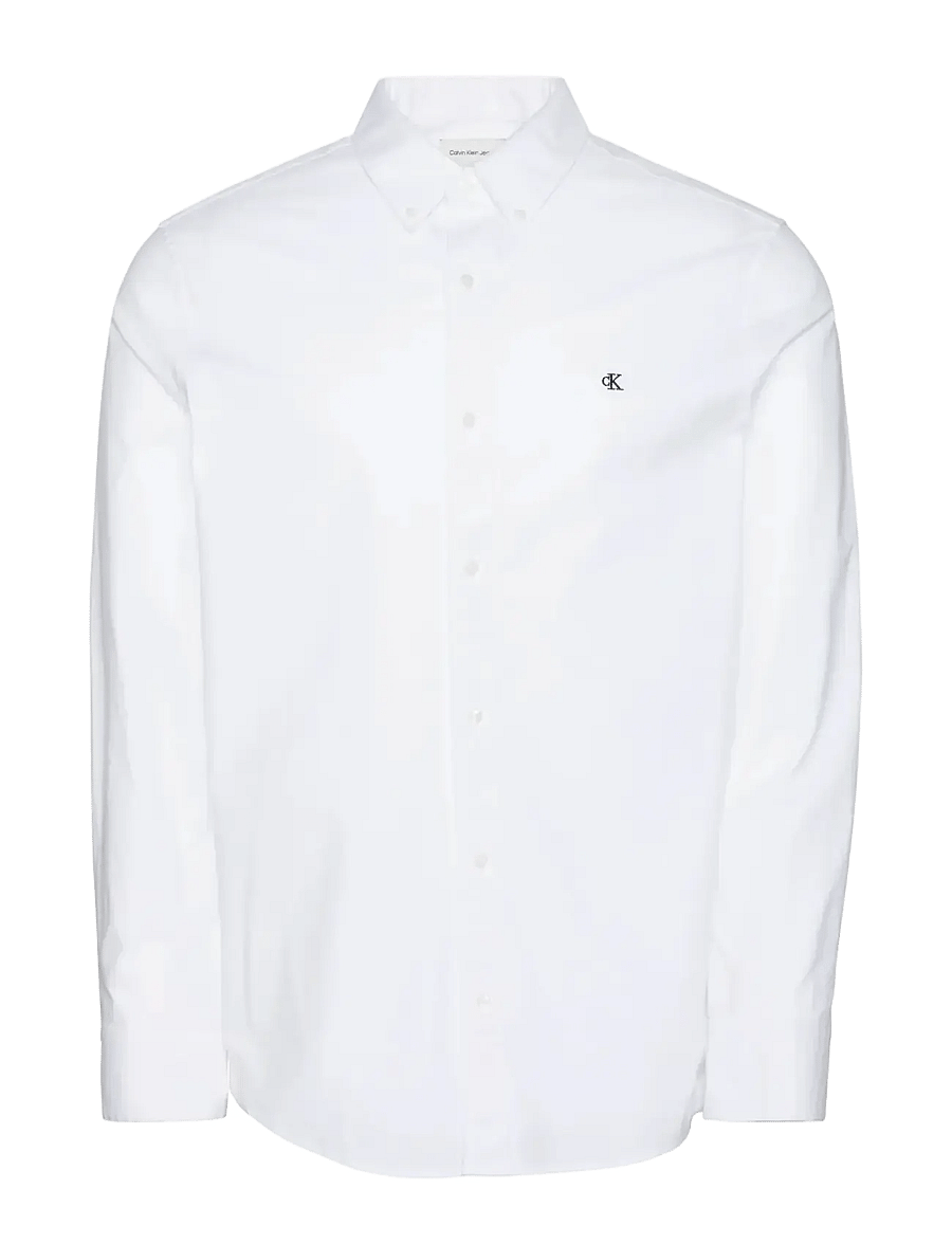 Calvin Klein Jeans - LS SOLID OXFORD CLASSIC SHIRT - oxford skjorter - brilliant white - 1