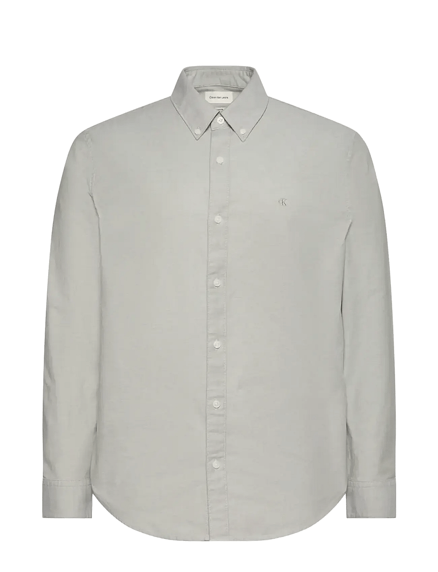 Calvin Klein Jeans - LS SOLID OXFORD CLASSIC SHIRT - oxford-hemden - oil green - 1
