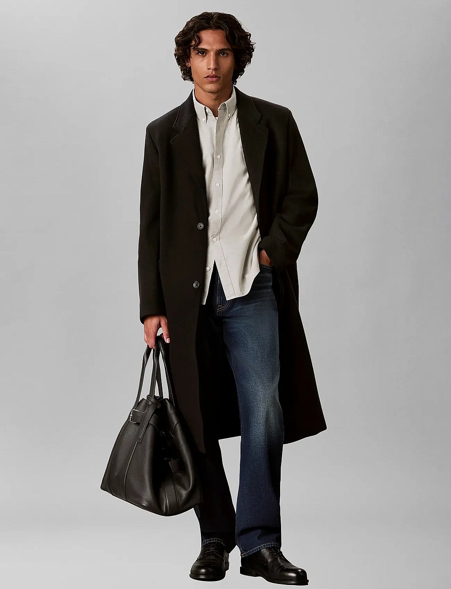 Calvin Klein Jeans - LS SOLID OXFORD CLASSIC SHIRT - oxford-hemden - oil green - 0
