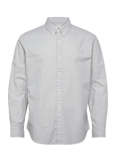 Ls Solid Oxford Classic Shirt - Casual