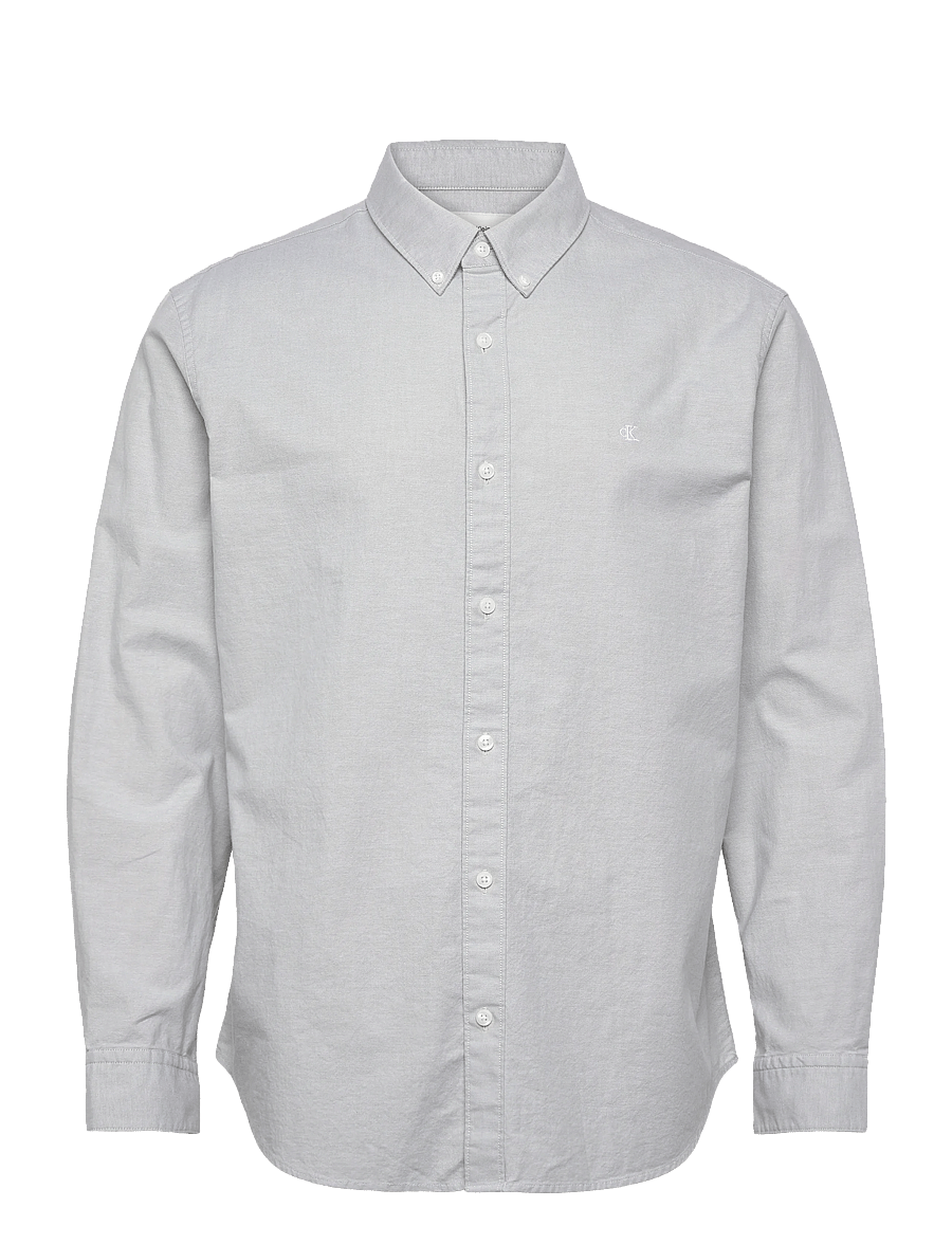 Calvin Klein Jeans - LS SOLID OXFORD CLASSIC SHIRT - oxford-hemden - seagrass - 0