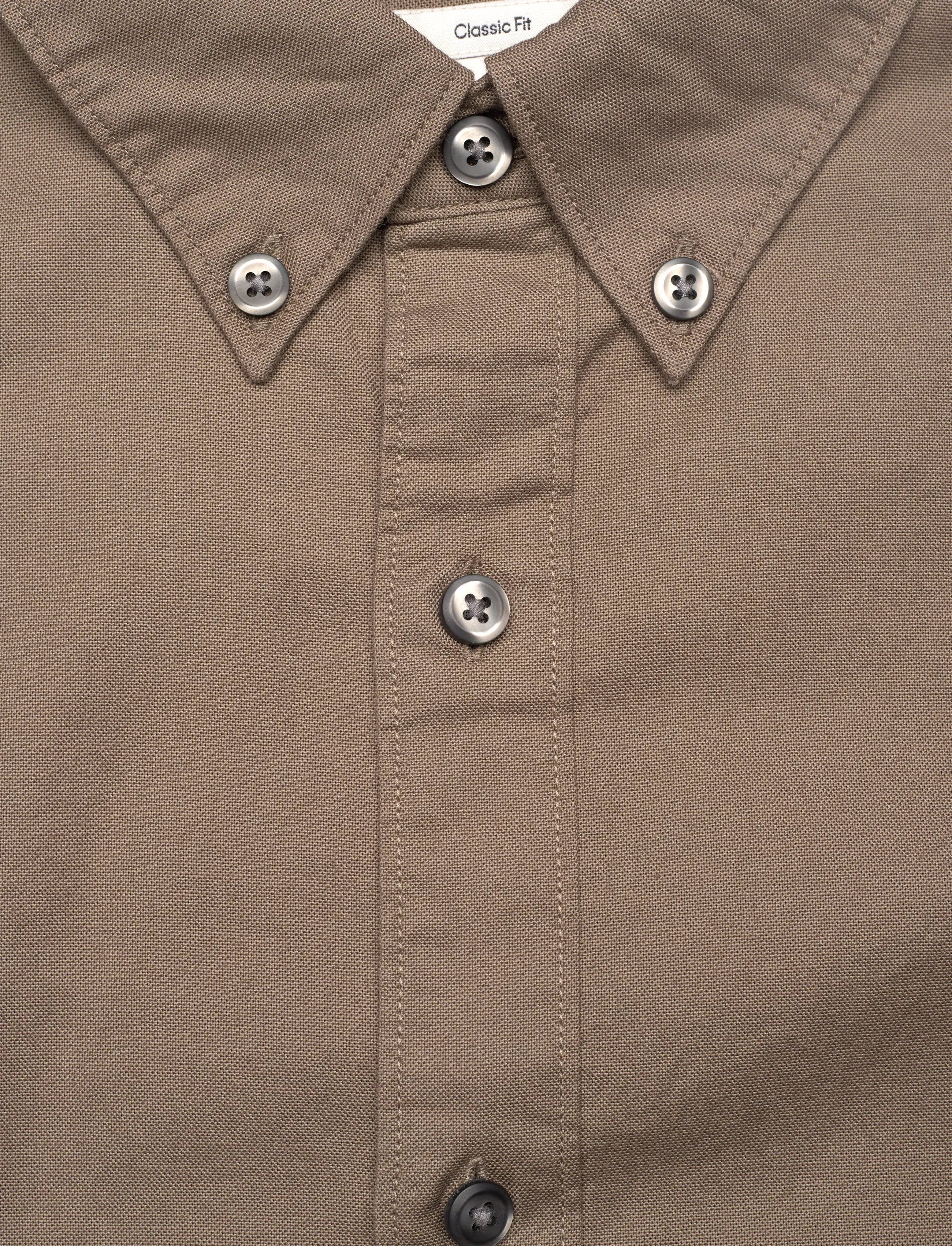 Calvin Klein Jeans - LS SOLID OXFORD CLASSIC SHIRT - oxford-skyrtur - taupe tone - 2