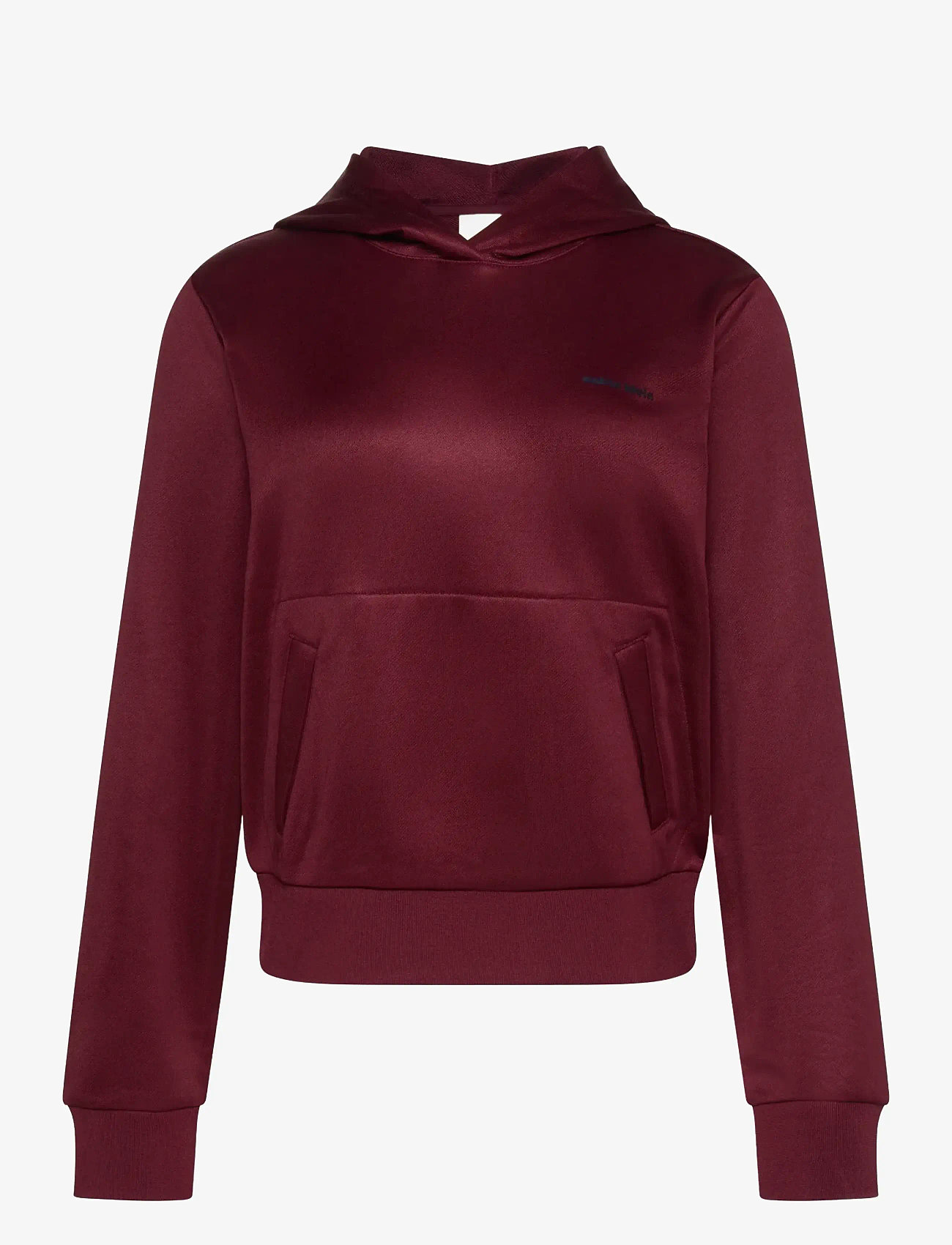 Calvin Klein Jeans - LS HIGH SHINE FRENCH TERRY HOODI - hoodies - deep rouge - 0