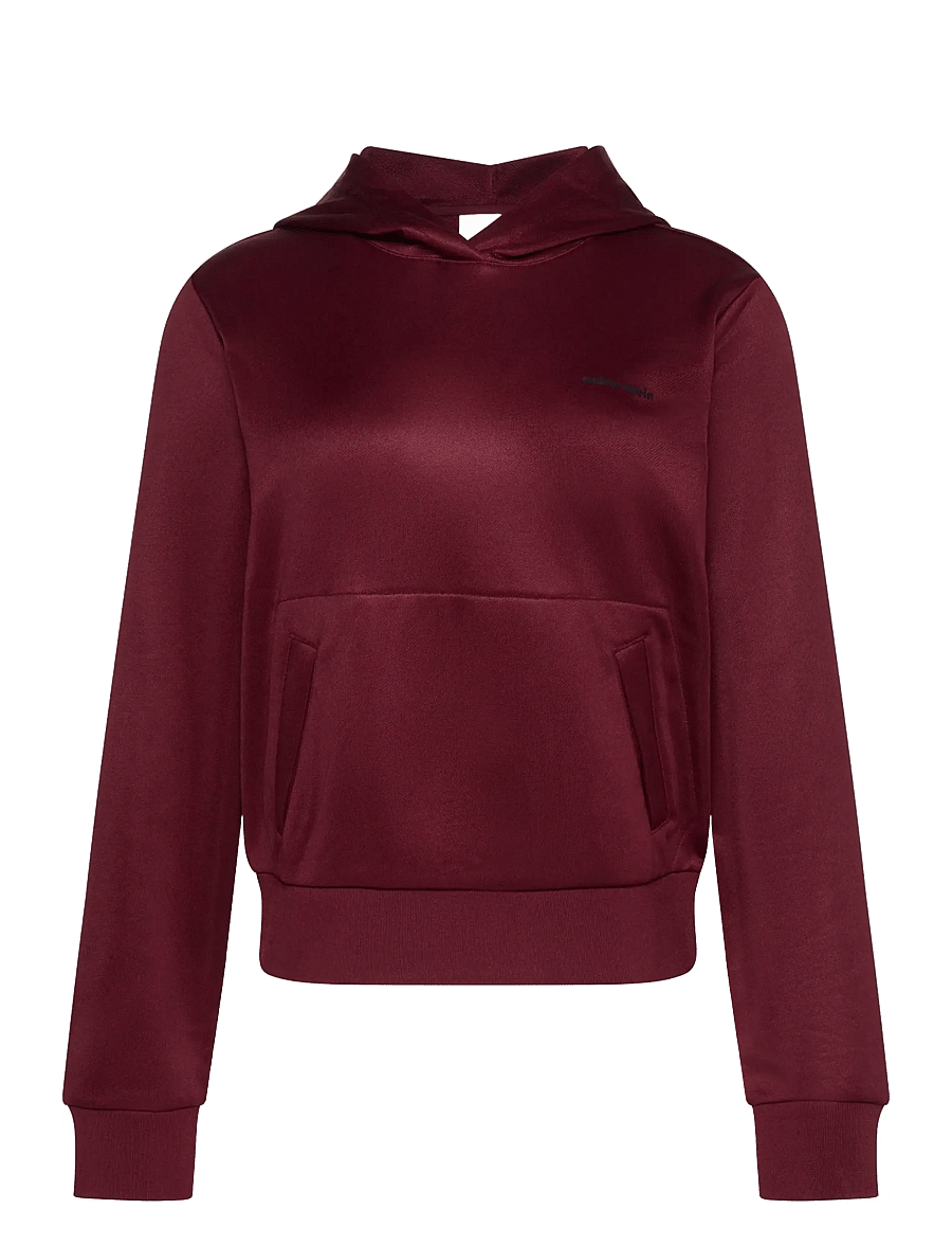 Calvin Klein Jeans - LS HIGH SHINE FRENCH TERRY HOODI - pulls à capuche - deep rouge - 0