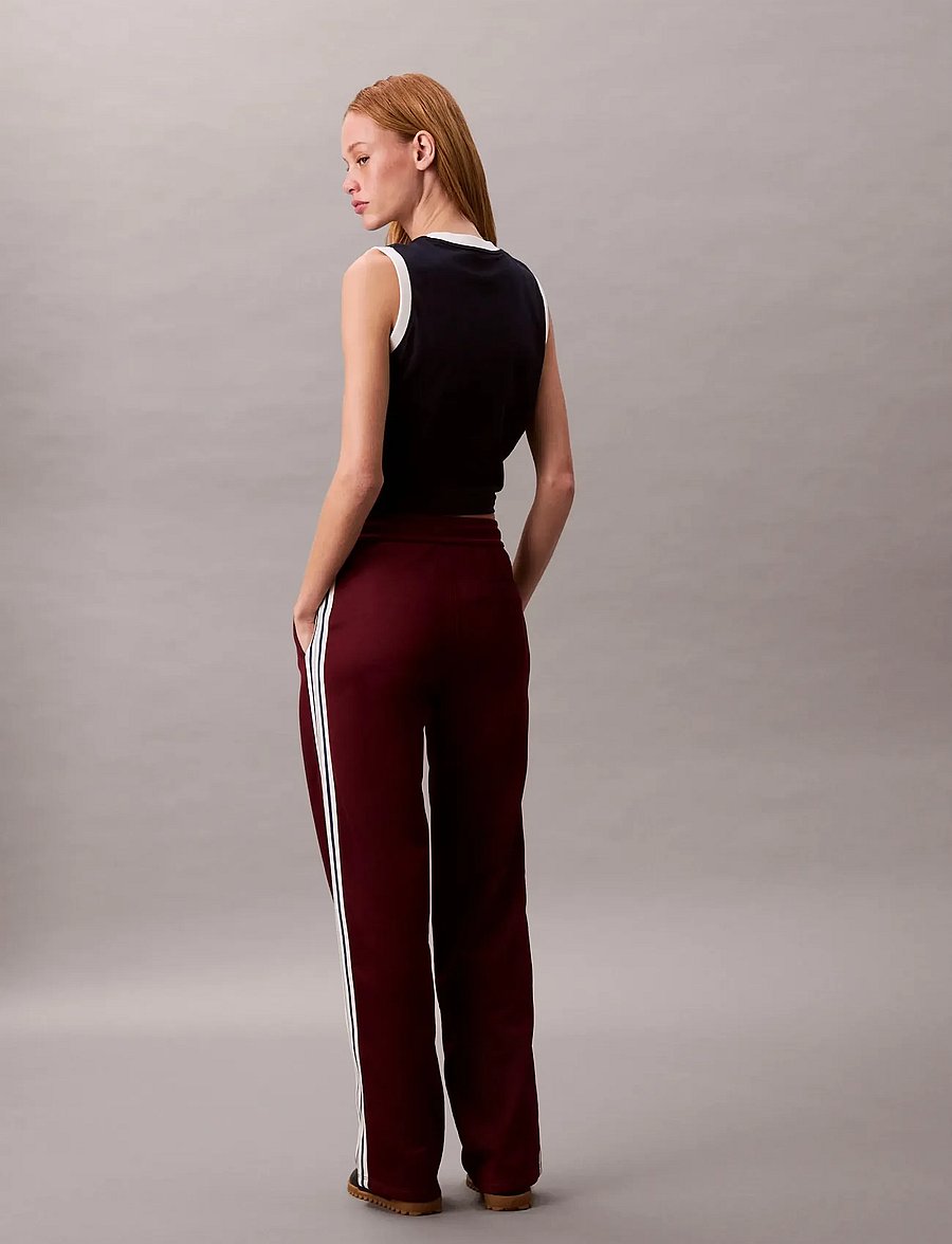 Calvin Klein Jeans - HIGH SHINE FRENCH TERRY TRACK PA - vardagsstil - deep rouge - 5