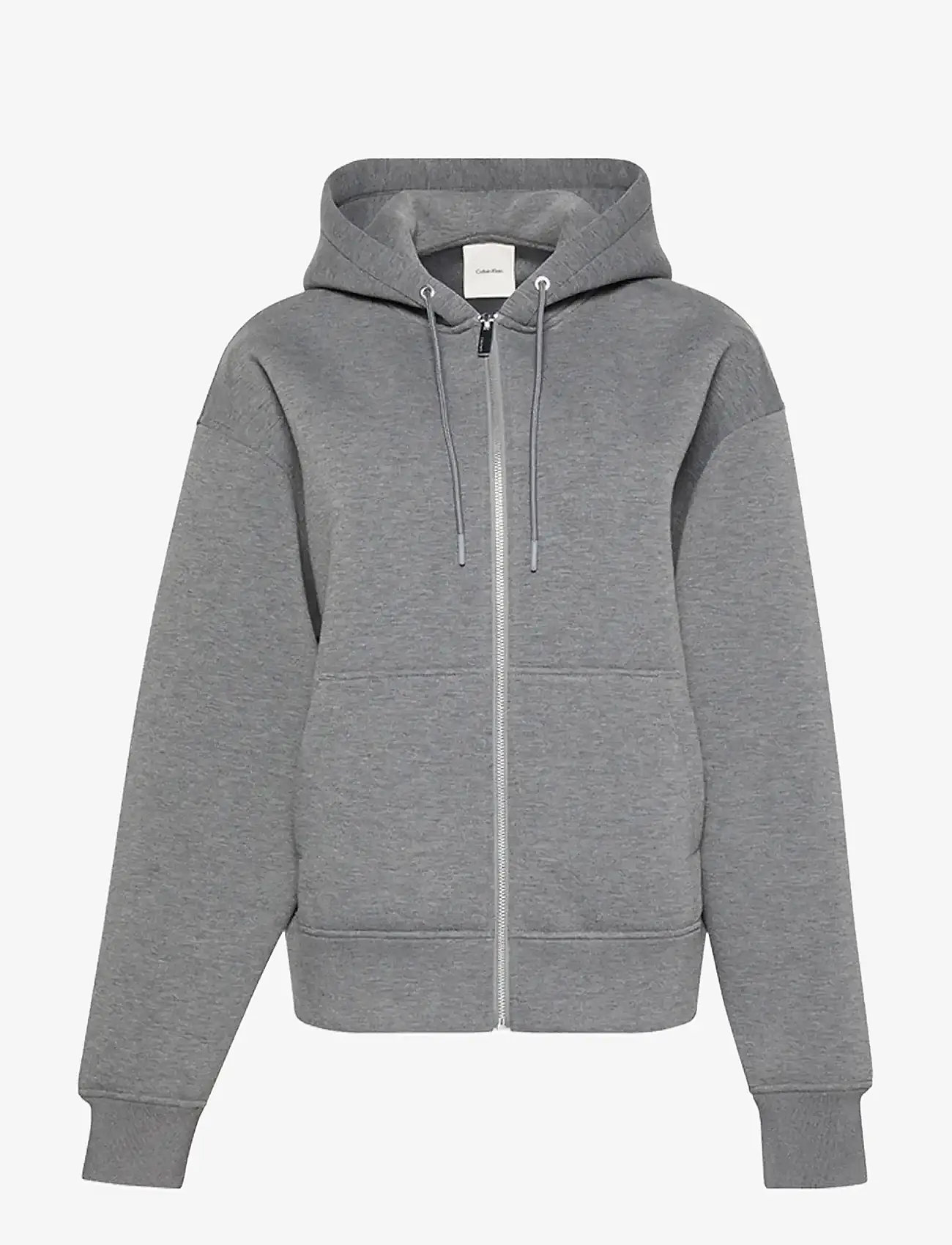 Calvin Klein Jeans - LS OVERSIZED SCUBA HOODIE - hoodies - med grey heather - 1