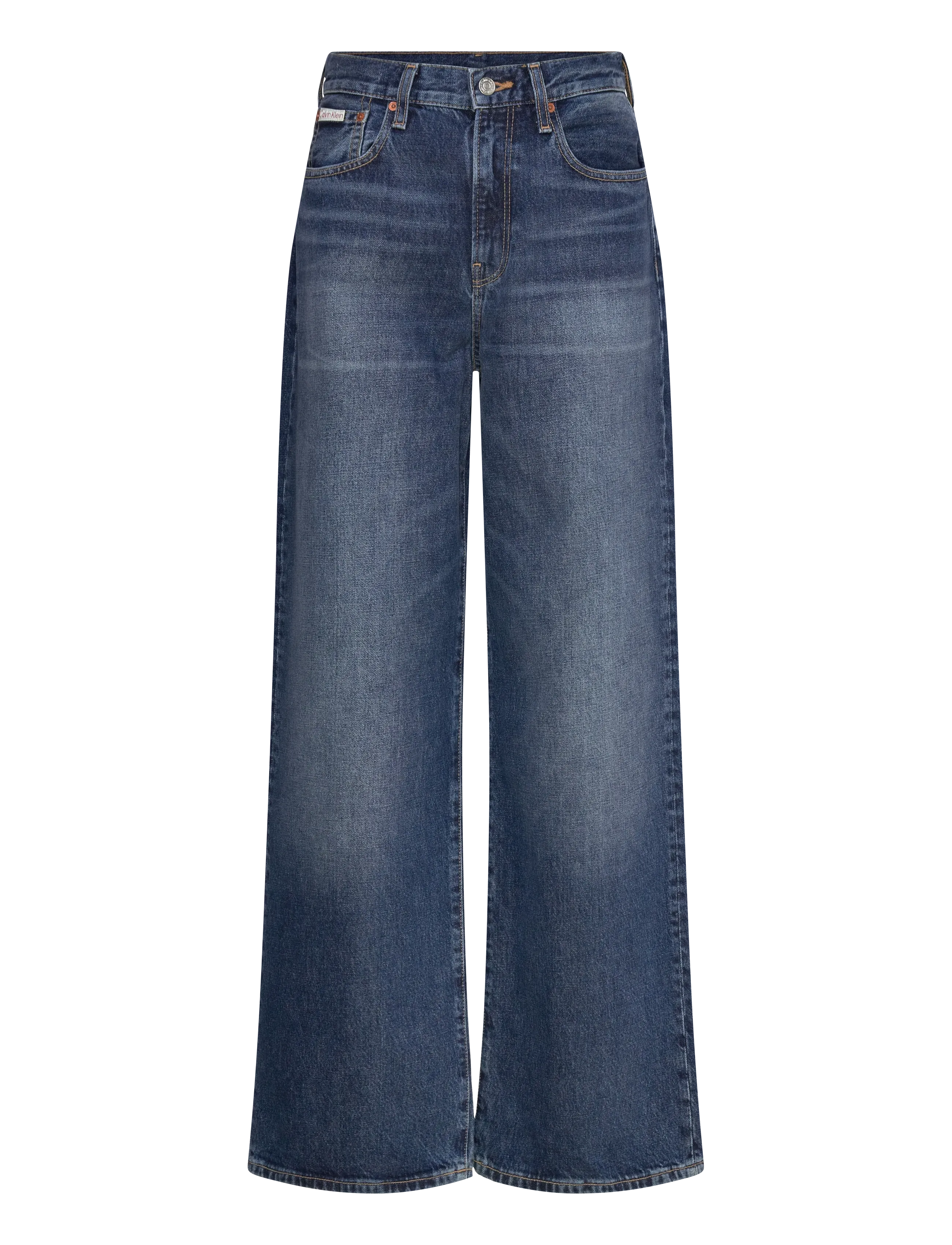 Calvin Klein Jeans THE WIDE LEG TINTED HORSESHOE - Jeans - TINTED HORSESHOE / blue