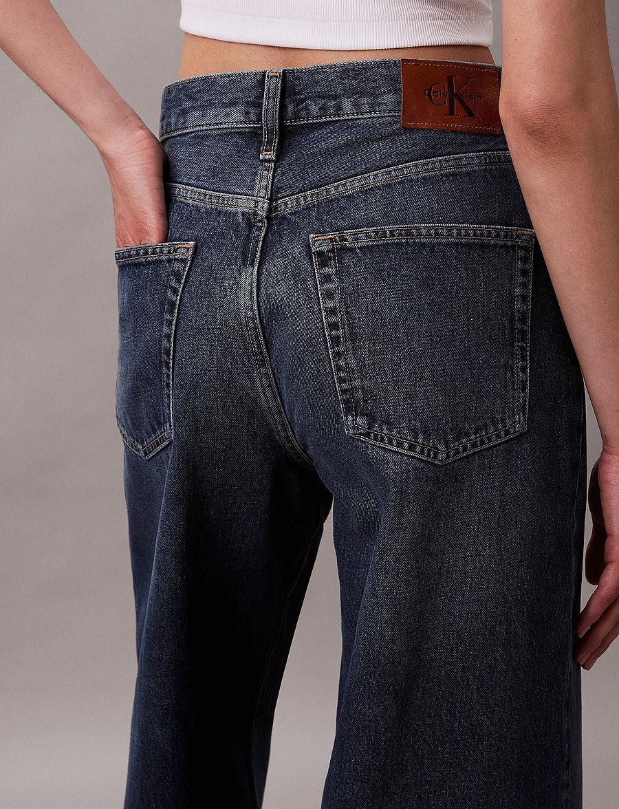 Calvin Klein Jeans - THE WIDE LEG TINTED HORSESHOE - platūs džinsai - tinted horseshoe - 5