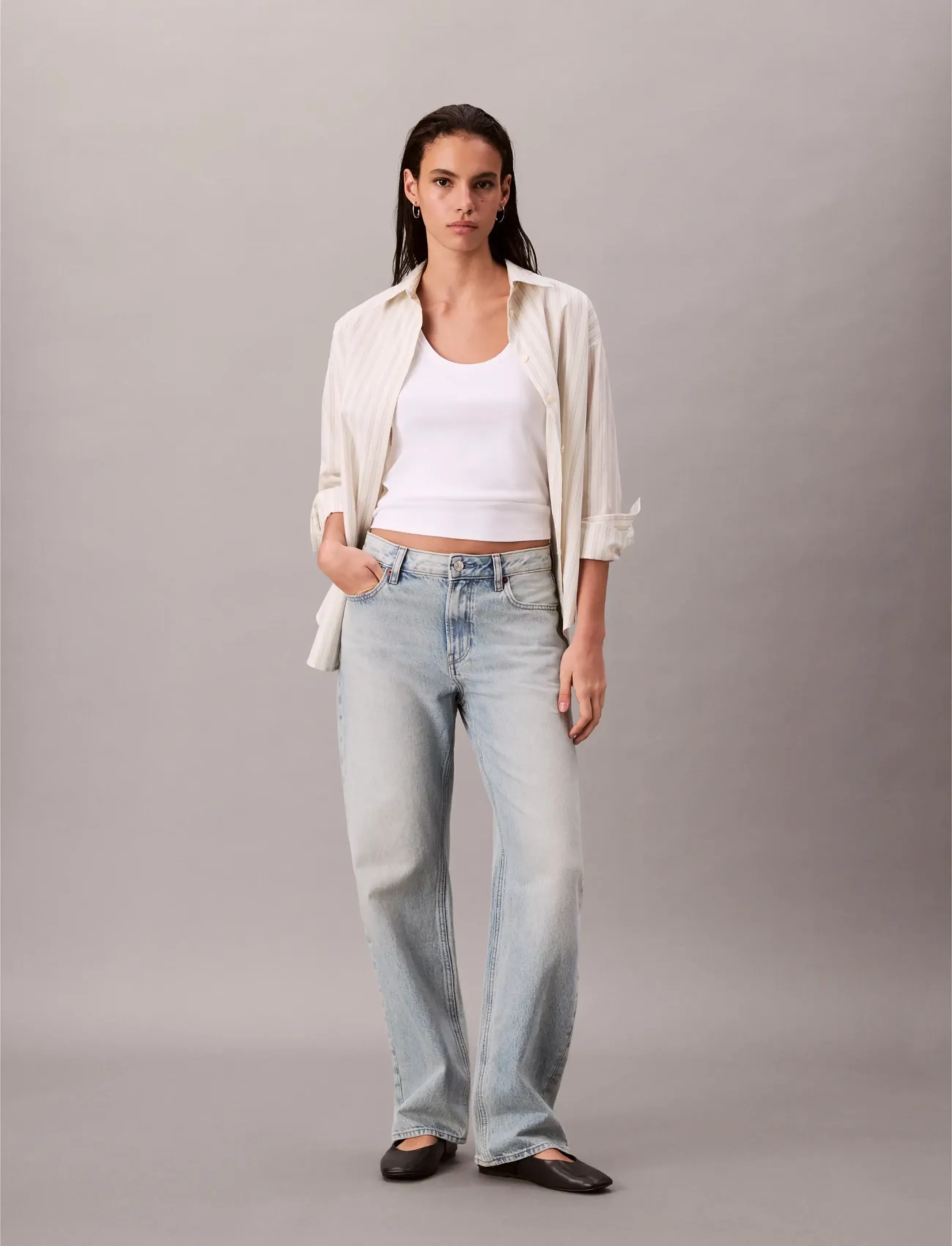 Calvin Klein Jeans SIGNATURE 90s STRAIGHT LAFAYETTE - Nyheter - LAFAYETTE / blue