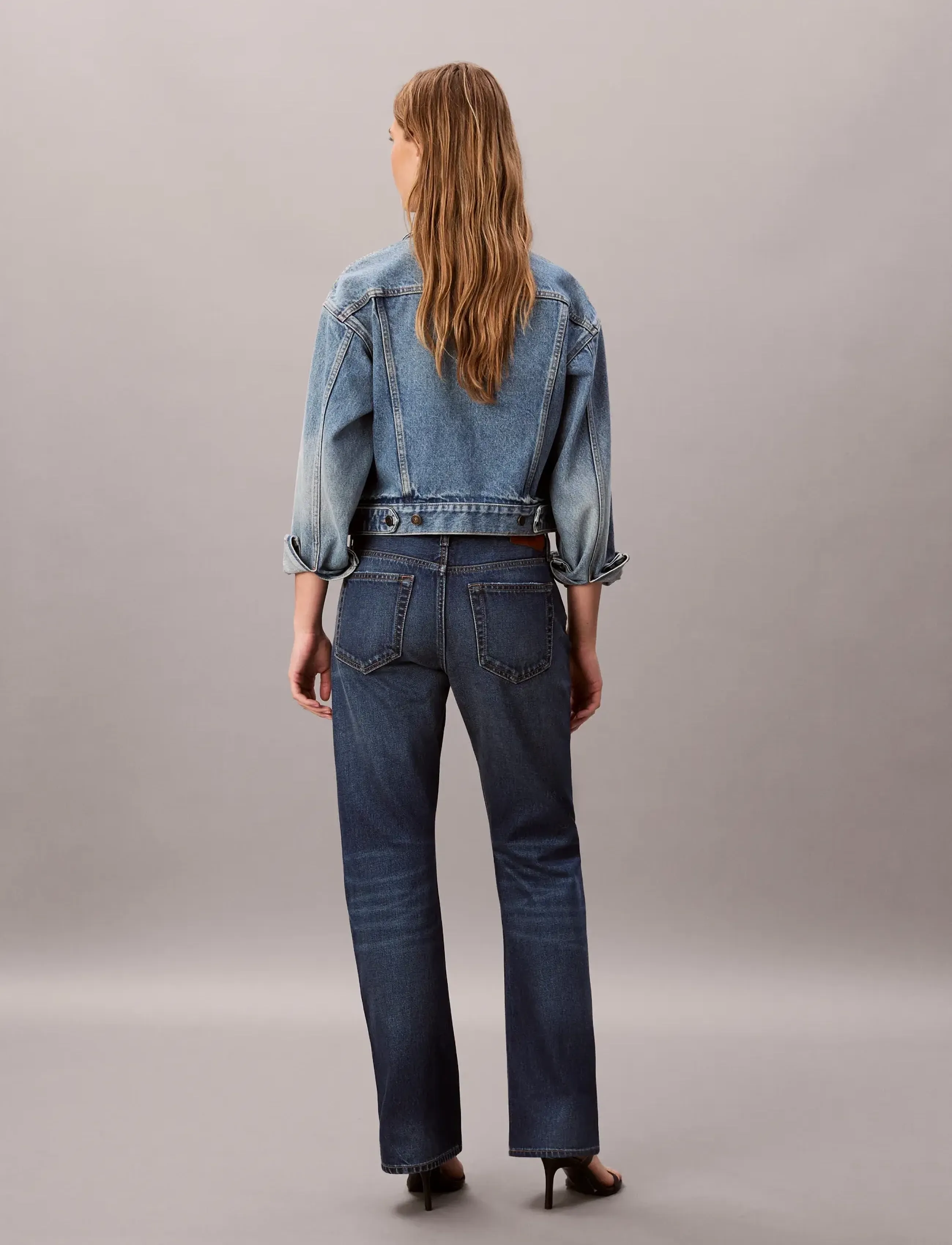 Calvin Klein Jeans - RELAXED BOOTCUT DARK CRESCENT - sirge säärega teksad - dark crescent - 2