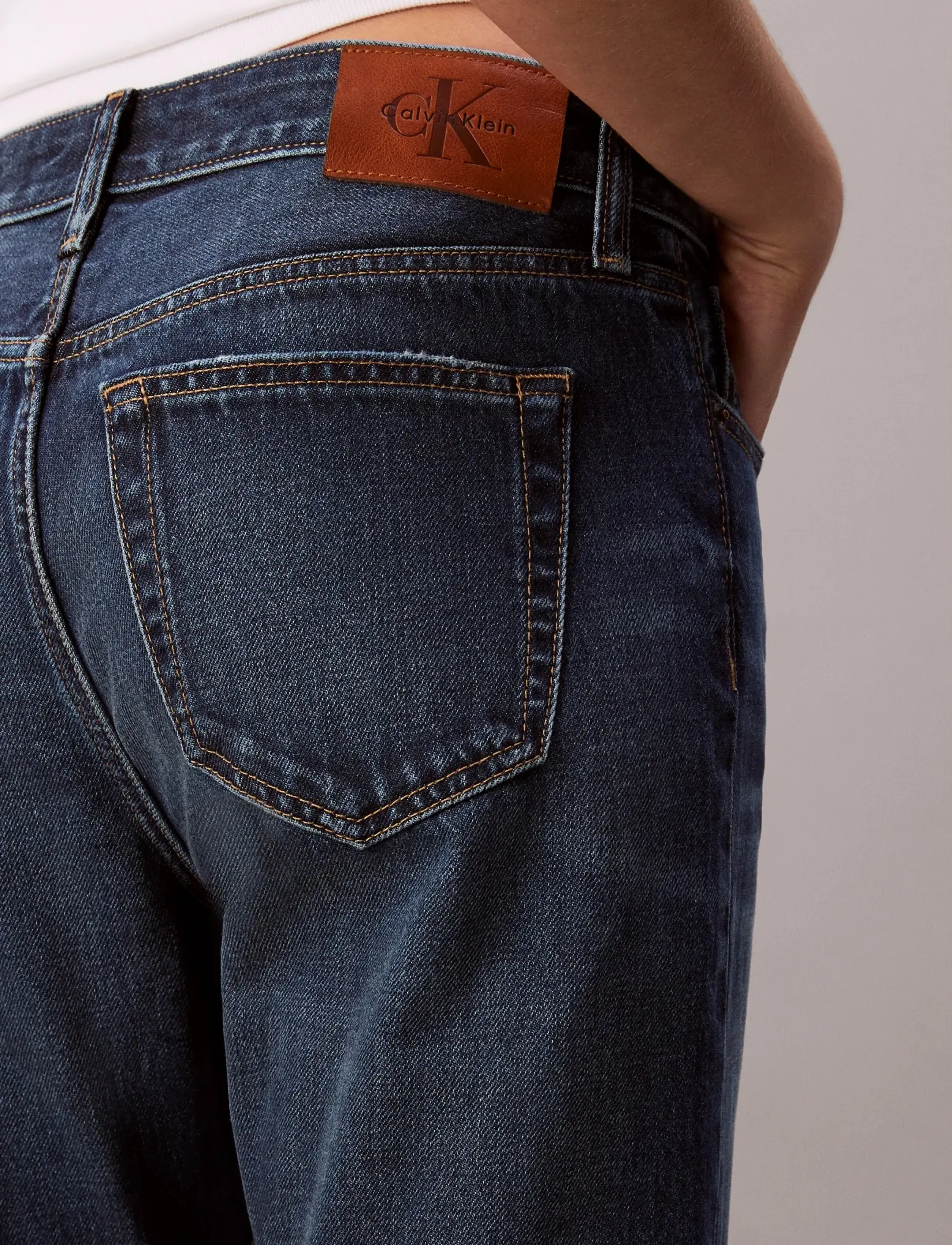 Calvin Klein Jeans - RELAXED BOOTCUT DARK CRESCENT - sirge säärega teksad - dark crescent - 3