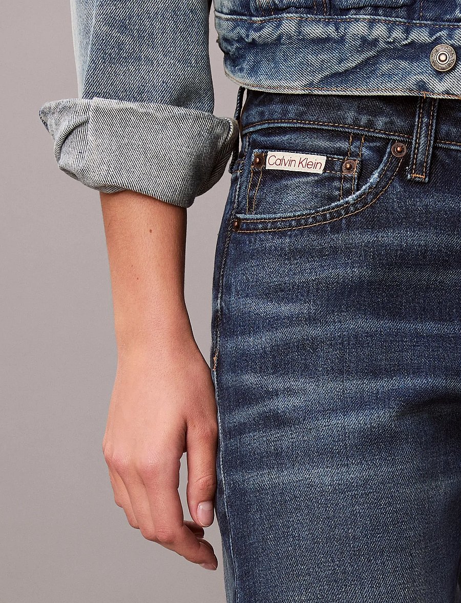 Calvin Klein Jeans - RELAXED BOOTCUT DARK CRESCENT - straight jeans - dark crescent - 4
