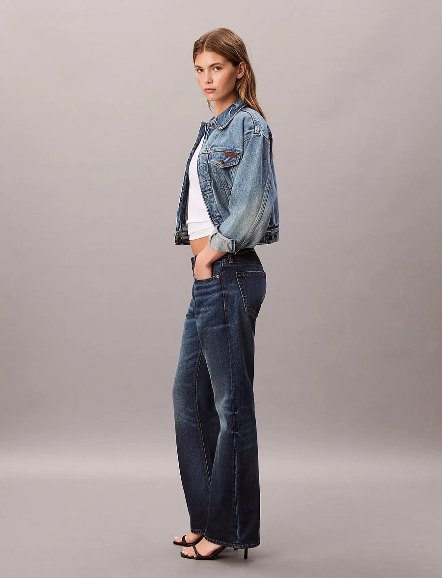 Calvin Klein Jeans - RELAXED BOOTCUT DARK CRESCENT - straight jeans - dark crescent - 5