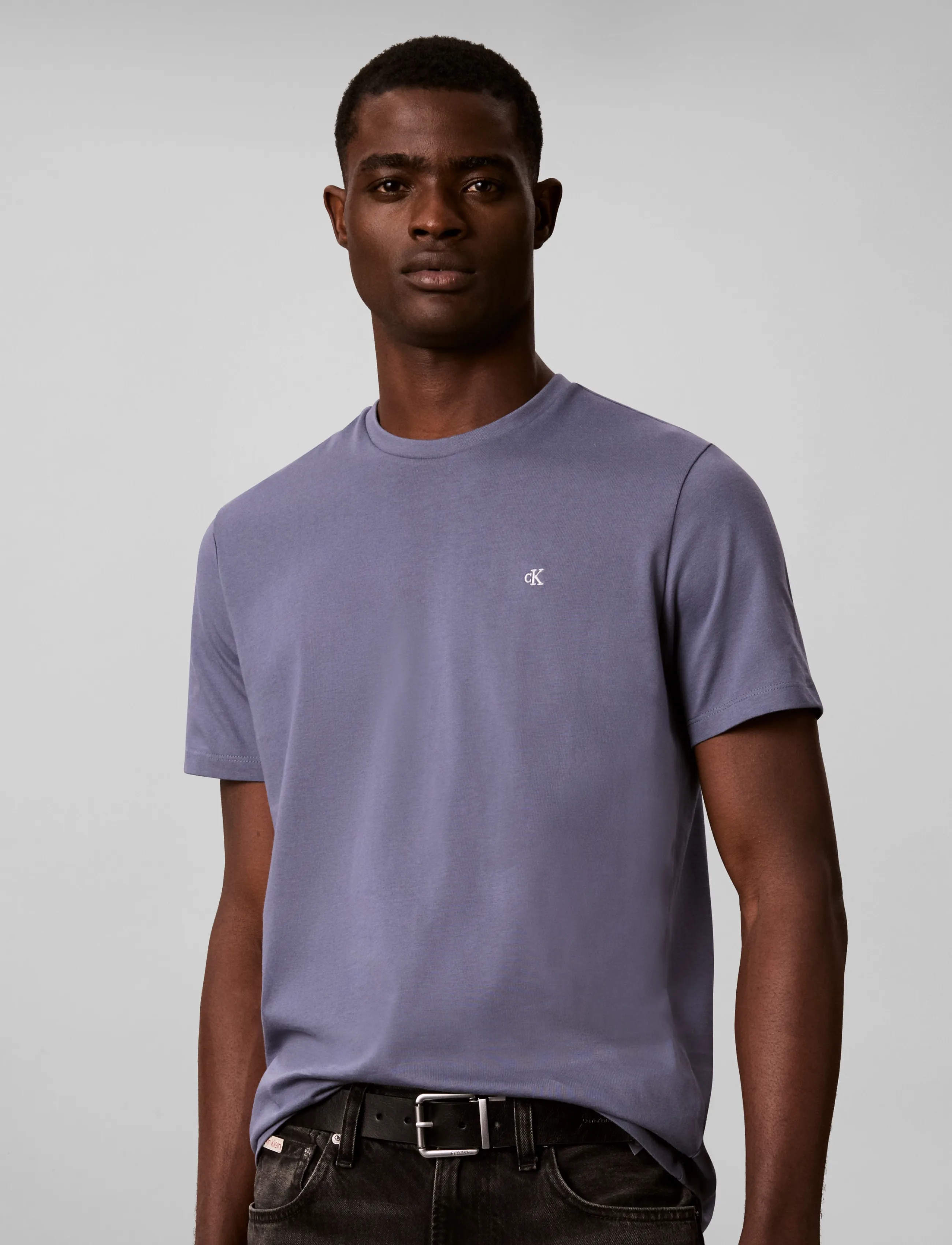 Calvin Klein Jeans - SS CLASSIC MONOGRAM TEE - kurzärmelige t-shirts - grisaille - 3