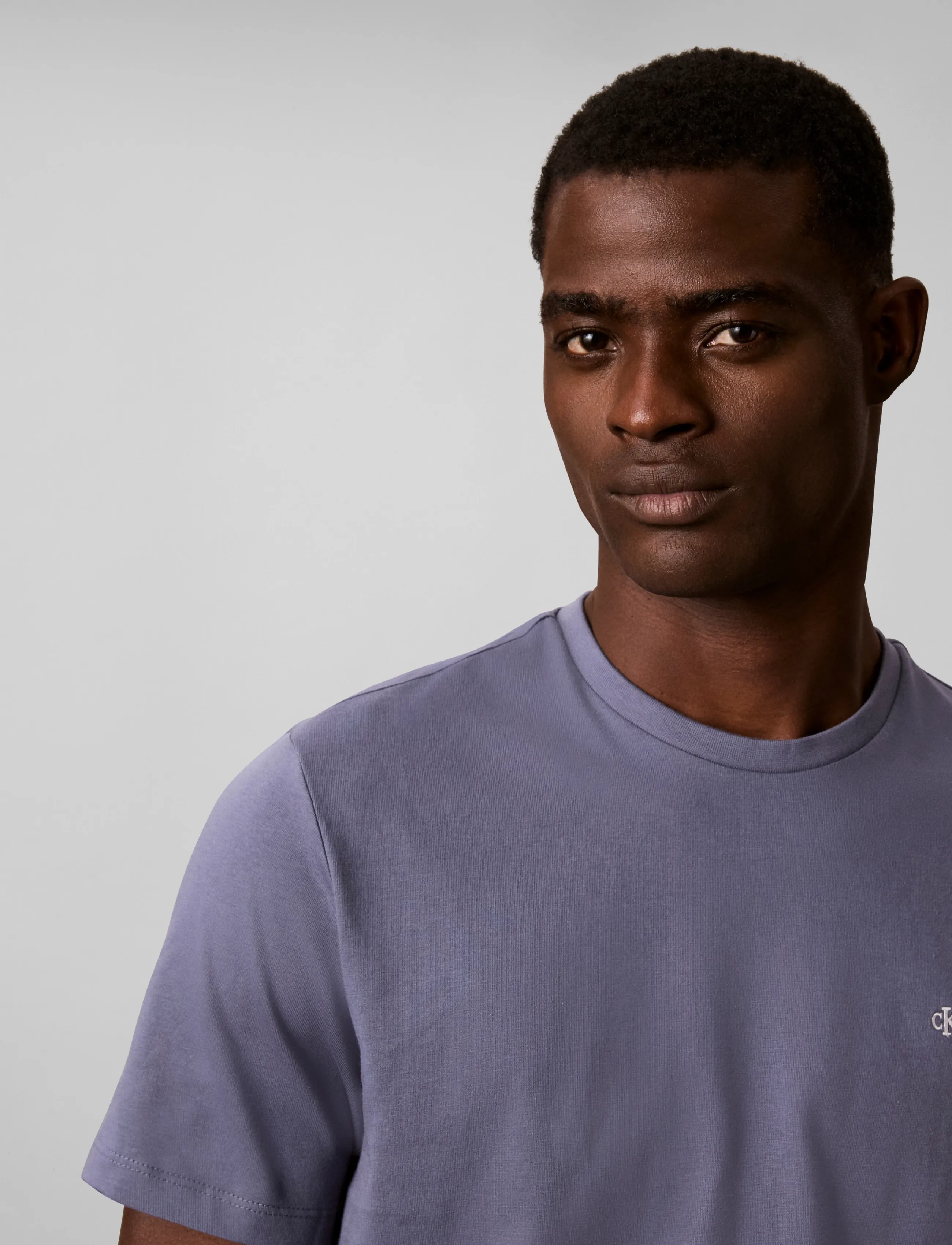 Calvin Klein Jeans - SS CLASSIC MONOGRAM TEE - kurzärmelige t-shirts - grisaille - 4