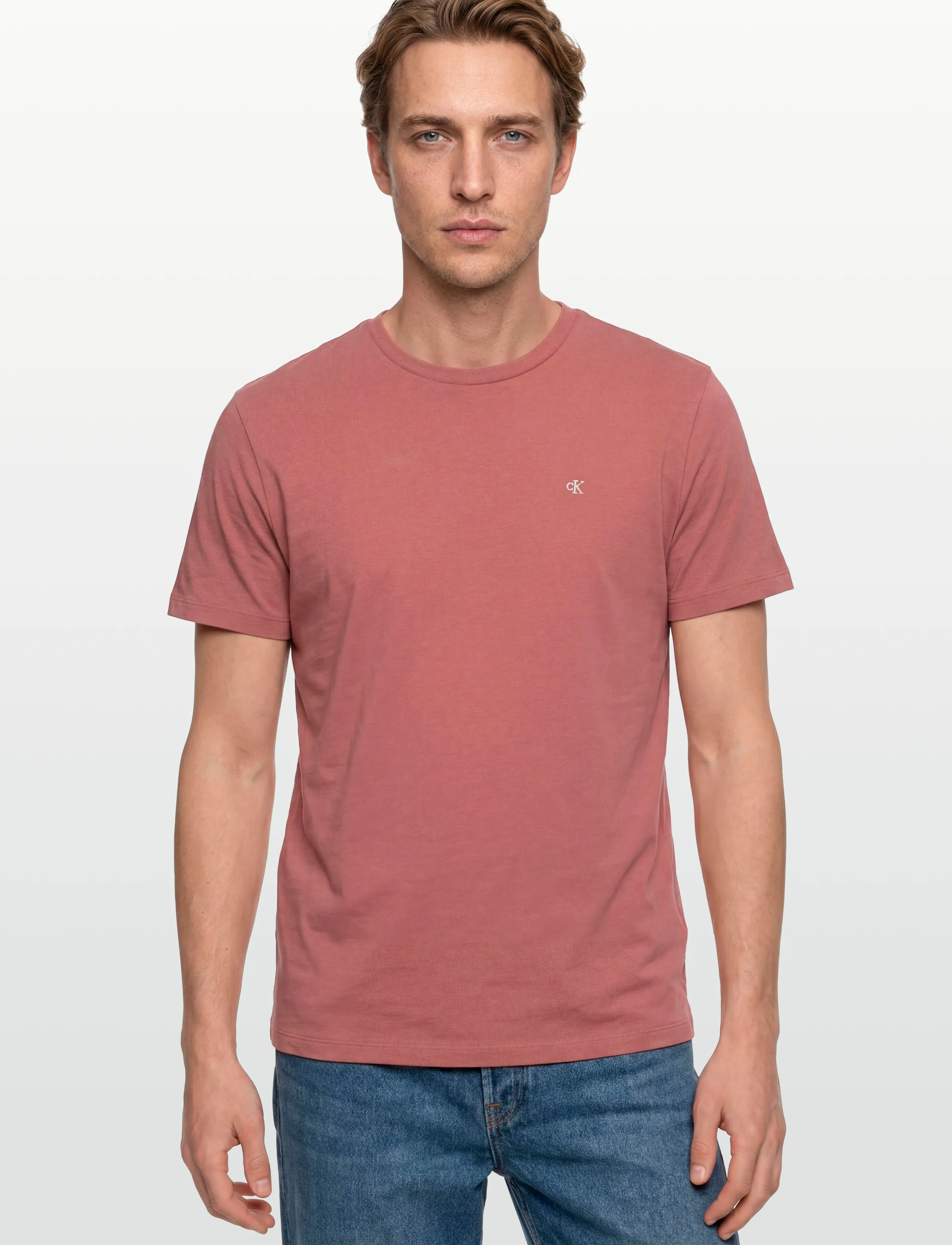 Calvin Klein Jeans - SS CLASSIC MONOGRAM TEE - kurzärmelige t-shirts - light mahogany - 3