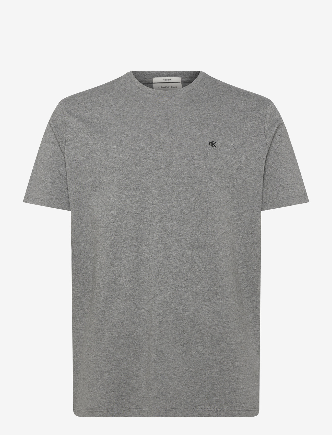 Calvin Klein Jeans - SS CLASSIC MONOGRAM TEE - kortærmede t-shirts - med grey htr - 0