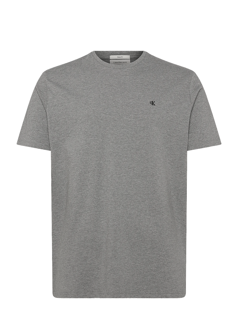 Calvin Klein Jeans - SS CLASSIC MONOGRAM TEE - kortærmede t-shirts - med grey htr - 0