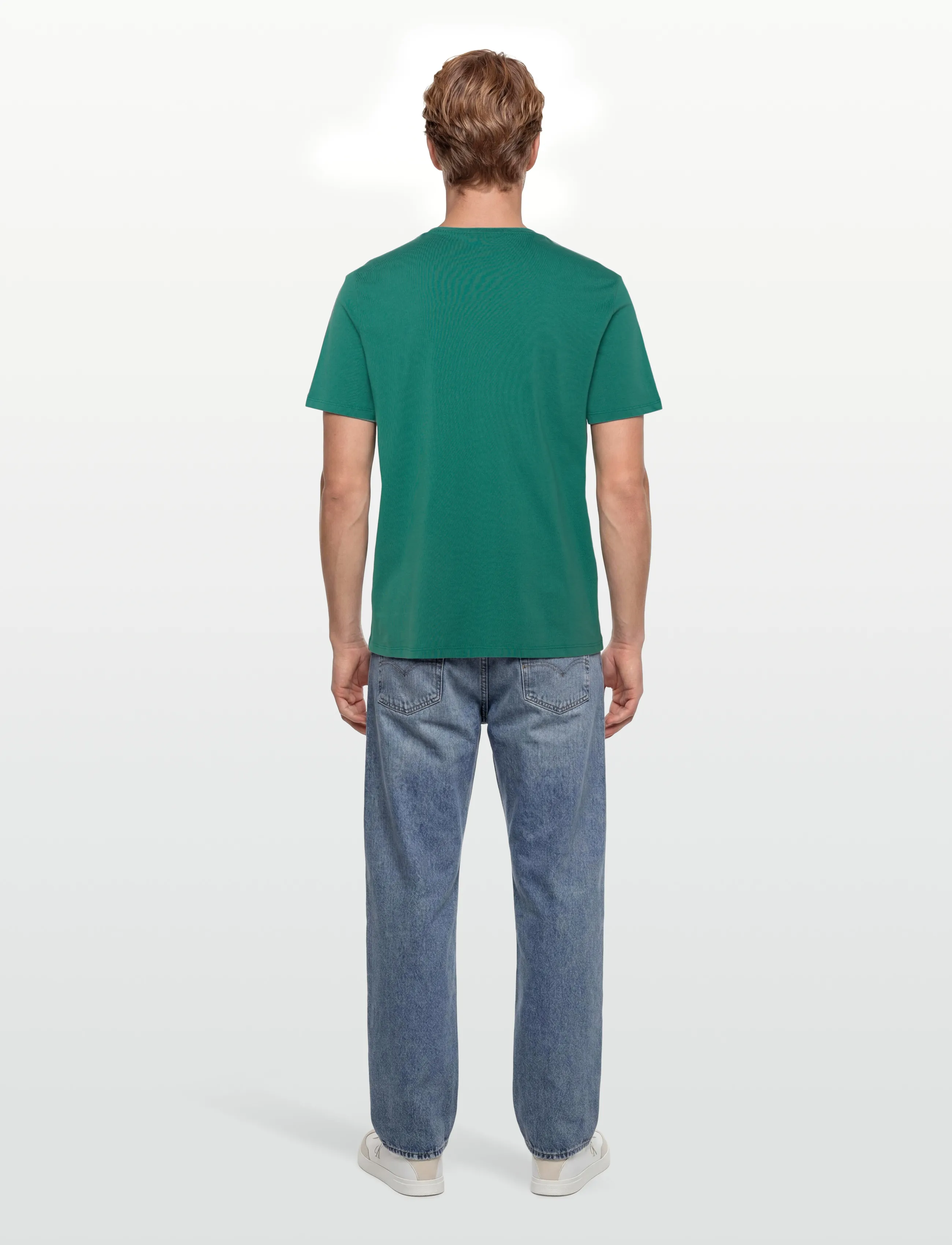 Calvin Klein Jeans - SS CLASSIC MONOGRAM TEE - kurzärmelige t-shirts - north sea - 4