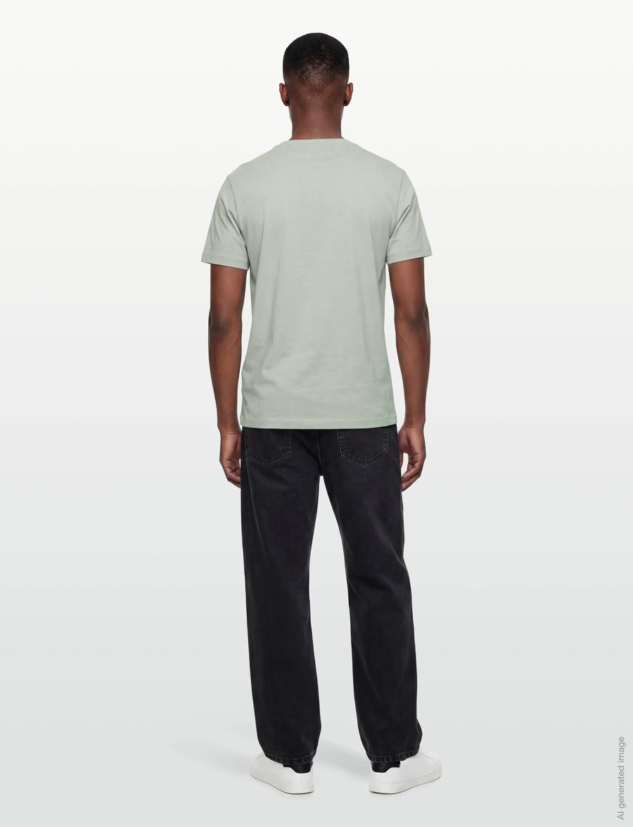 Calvin Klein Jeans - SS CLASSIC MONOGRAM TEE - kortärmade t-shirts - pale meadow - 4