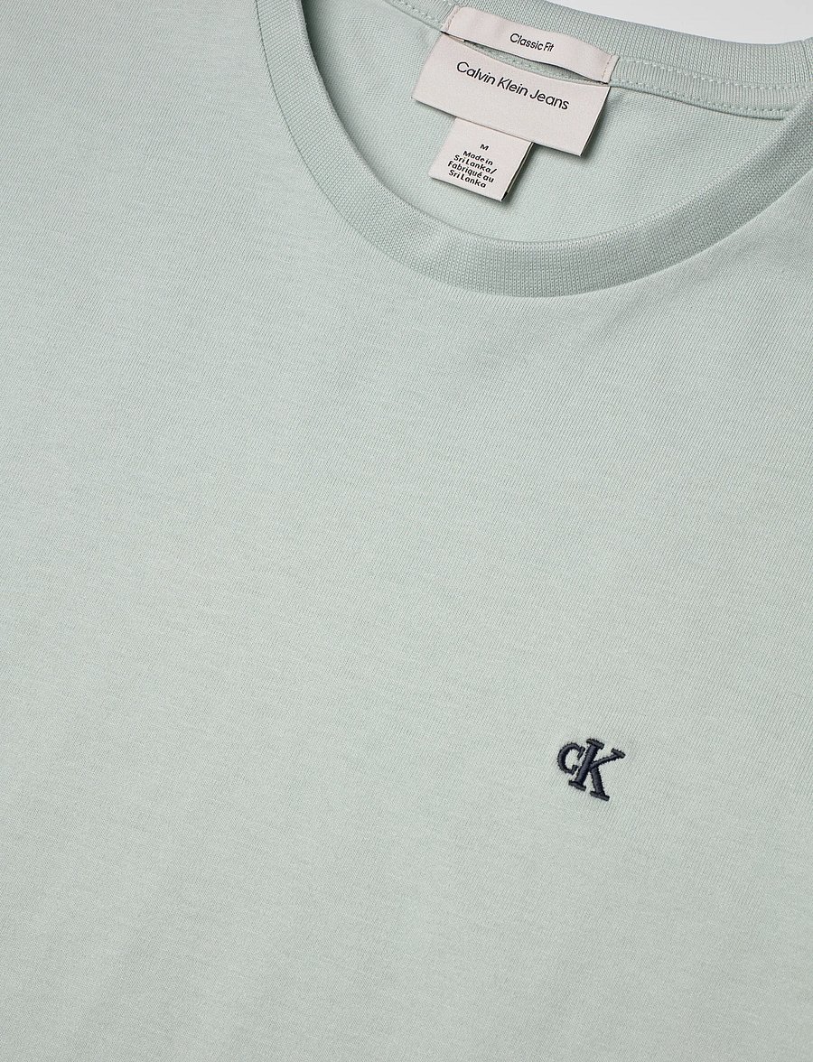 Calvin Klein Jeans - SS CLASSIC MONOGRAM TEE - kortärmade t-shirts - pale meadow - 2