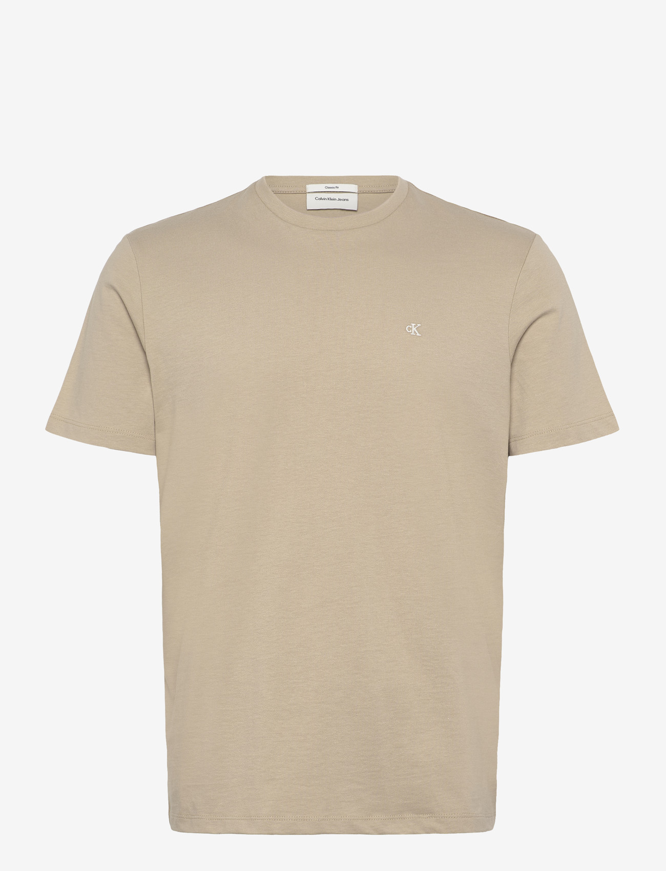 Calvin Klein Jeans - SS CLASSIC MONOGRAM TEE - kurzärmelig - white pepper - 0