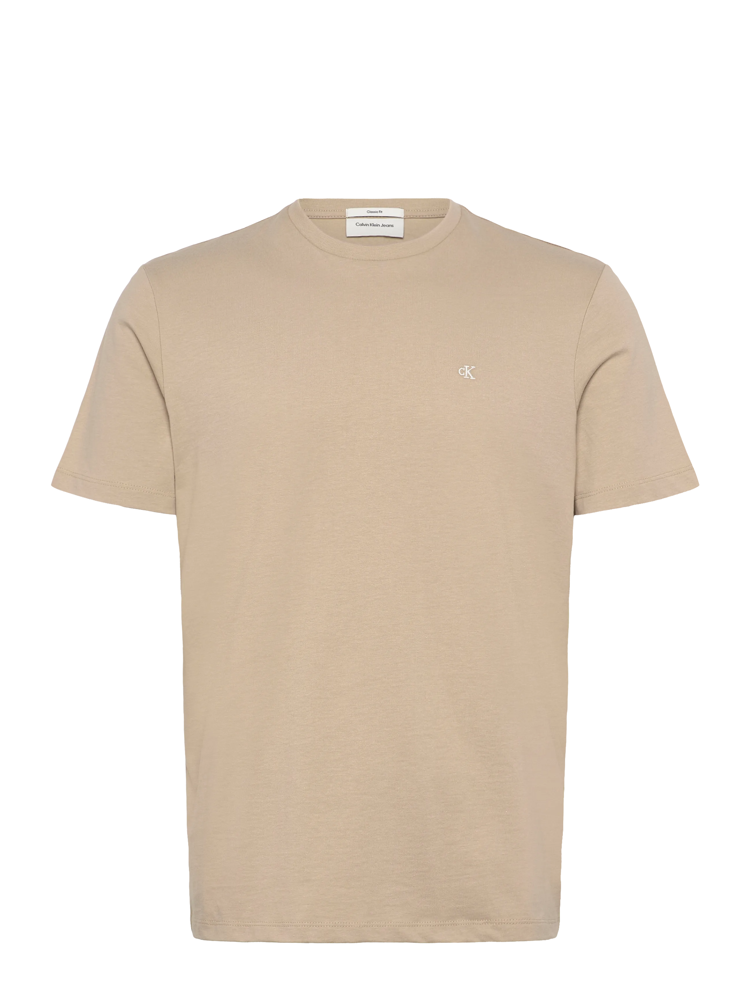 Calvin Klein Jeans SS CLASSIC MONOGRAM TEE - Nach Stil kaufen - WHITE PEPPER / beige