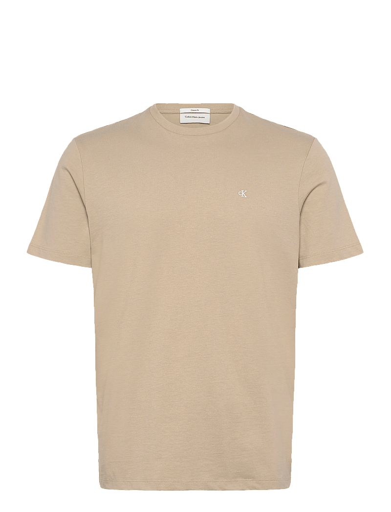 Calvin Klein Jeans - SS CLASSIC MONOGRAM TEE - kurzärmelig - white pepper - 0