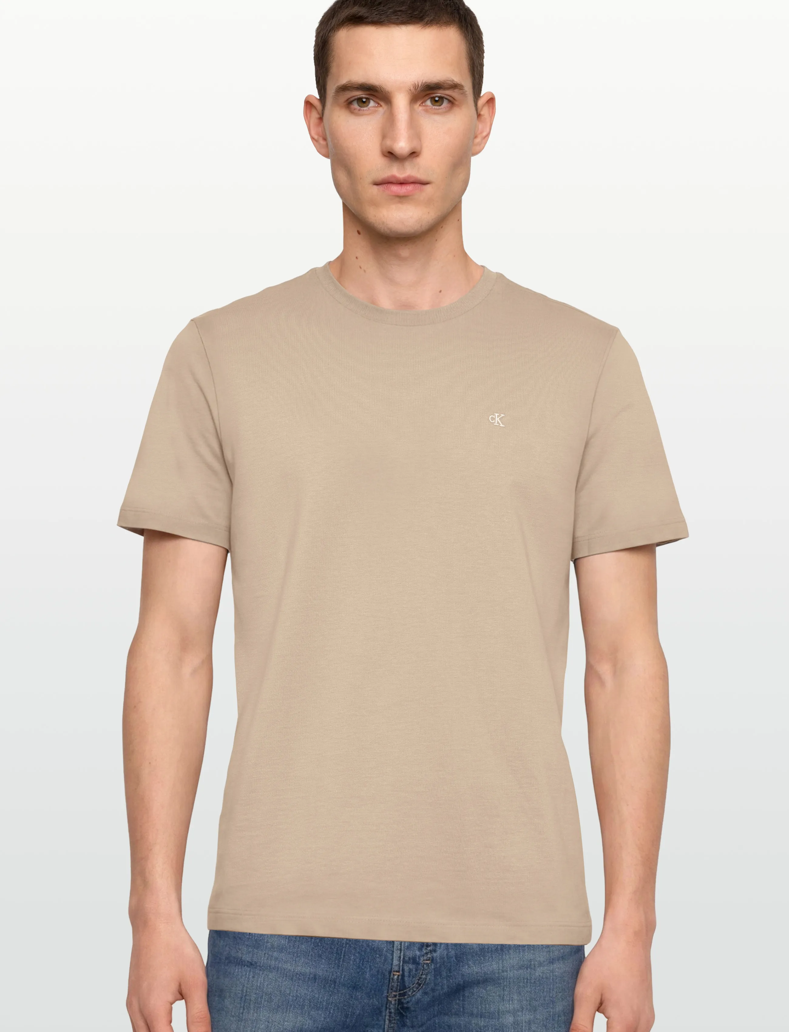 Calvin Klein Jeans - SS CLASSIC MONOGRAM TEE - lühikeste varrukatega t-särgid - white pepper - 3